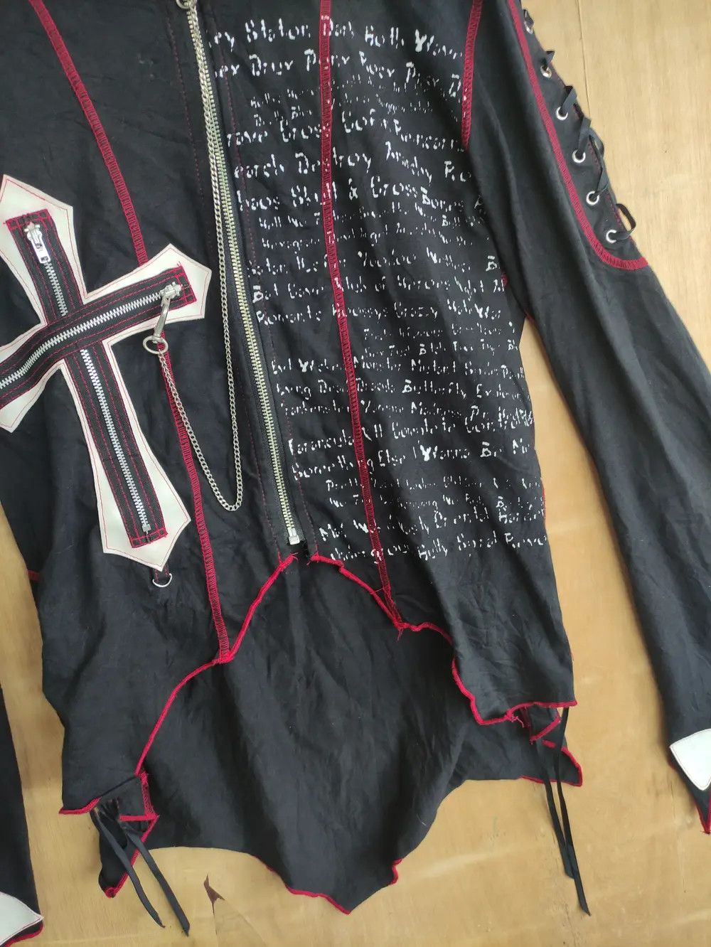 If Six Was Nine RIGHT ANARCHY KEYSTATION BUNNY HOODIE BONDAGE PUNK Size M / US 6-8 / IT 42-44 - 3 Thumbnail