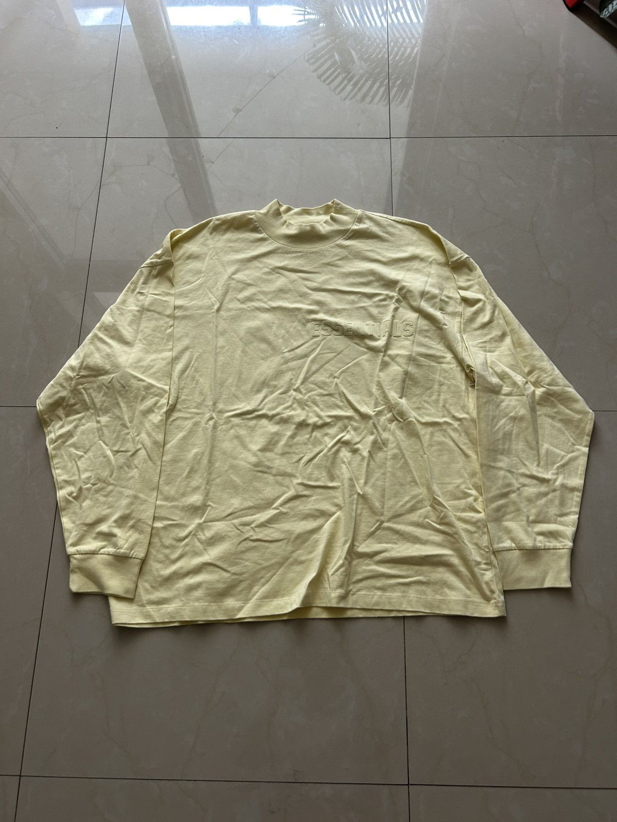 Essentials Fear Of God Canary Mockneck Long Sleeve Size US XXL / EU 58 / 5 - 1 Thumbnail