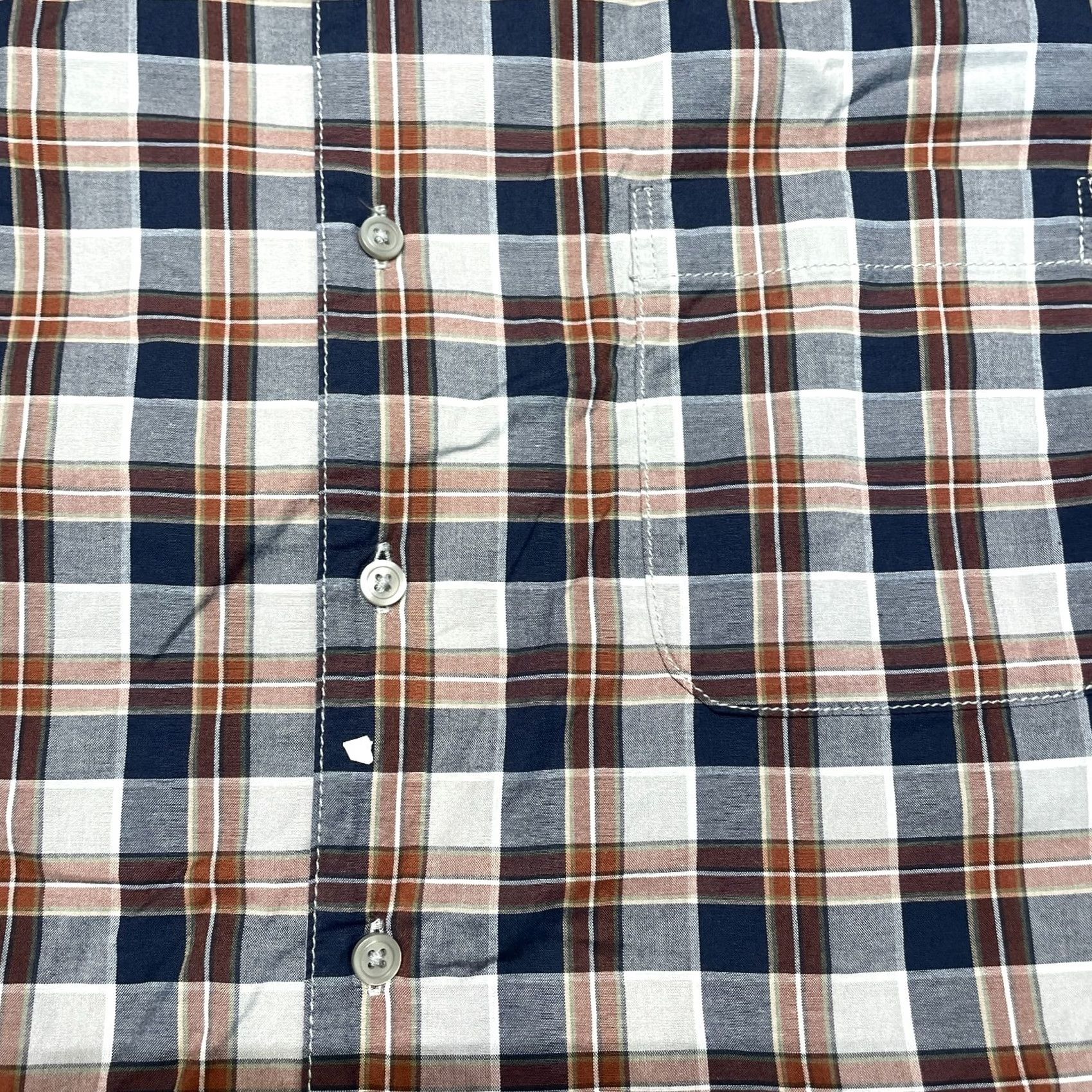Vans VANS Wynden Woven Button-Up Shirt Mens M Drizzle/ Parisian Night Multicolor Short Sleeve Size US M / EU 48-50 / 2 - 2 Thumbnail