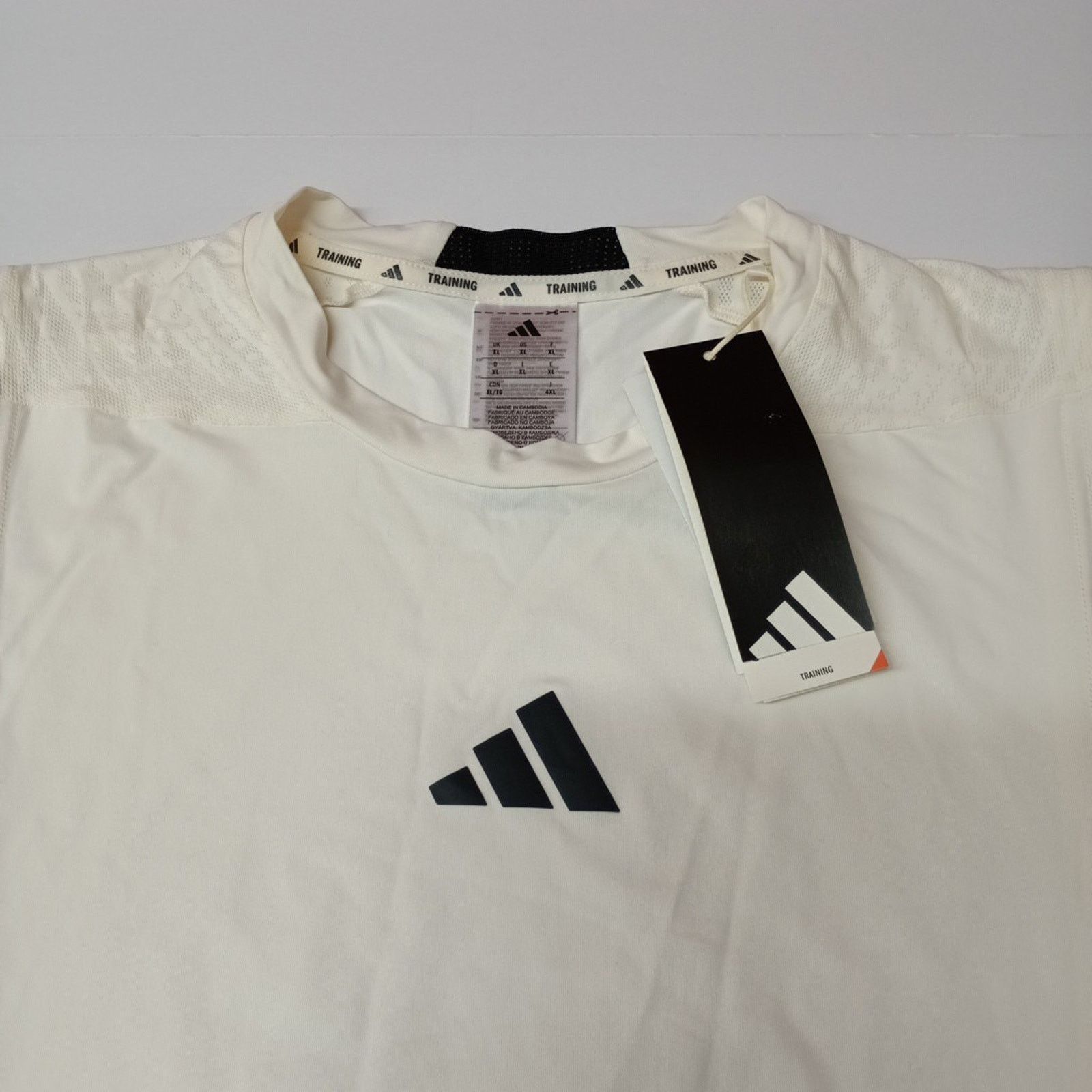 Adidas Adidas Men's Size XL D4T Training Tank Top Shirt Chalk White Size US XL / EU 56 / 4 - 2 Thumbnail