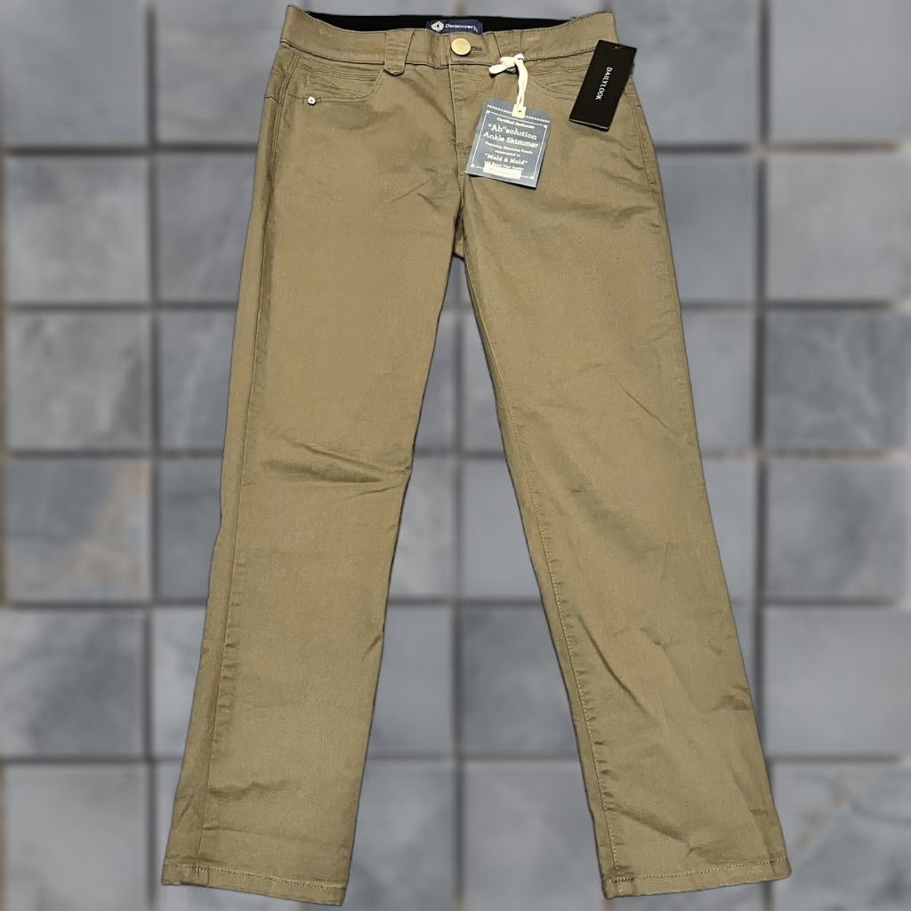 Vintage Democracy Pants Womens 4 Ankle Skimmer Green Mid Rise 29x26.5 Size 27" / US 4 / IT 40 - 1 Thumbnail