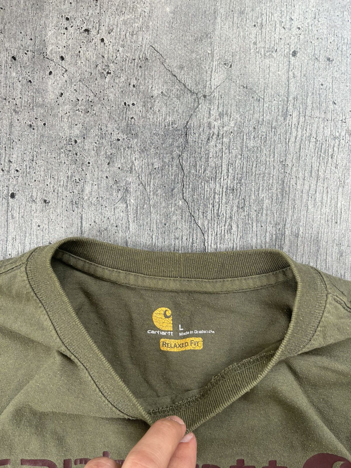 Carhartt × Carhartt Wip × Vintage 🇺🇸 Vintage 90s Carhartt t-shirt rare retro Y2K hype Size US L / EU 52-54 / 3 - 4 Thumbnail