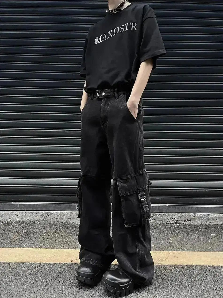 Japanese Brand Large pocket loose floor mop casual pants Size US 32 / EU 48 - 5 Thumbnail