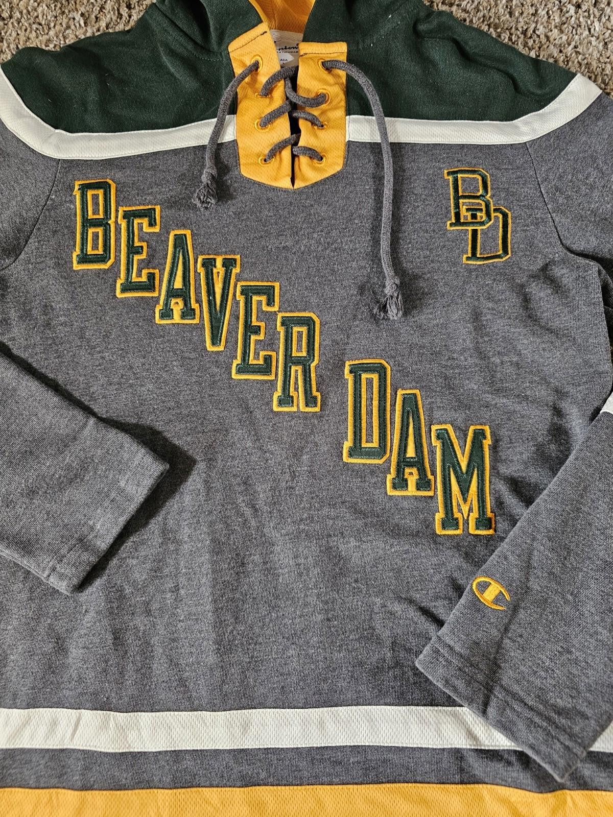 Champion Champion BeaverDam BEAVERS Hockey Jersey Hoodie Sweatshirt S Size US S / EU 44-46 / 1 - 2 Thumbnail