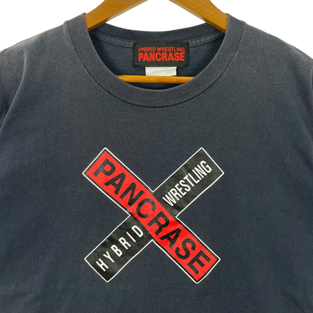 Vintage Vintage 90s Pancrase Hybrid Wrestler Tee Shirt Size US XL / EU 56 / 4 - 3 Thumbnail