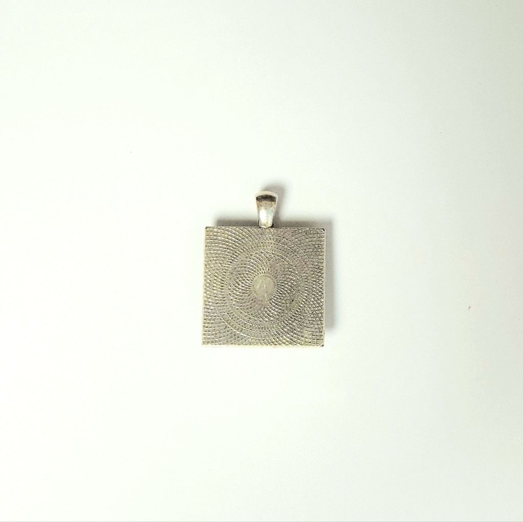 Handmade Blue & green resin pendant Size ONE SIZE - 4 Thumbnail