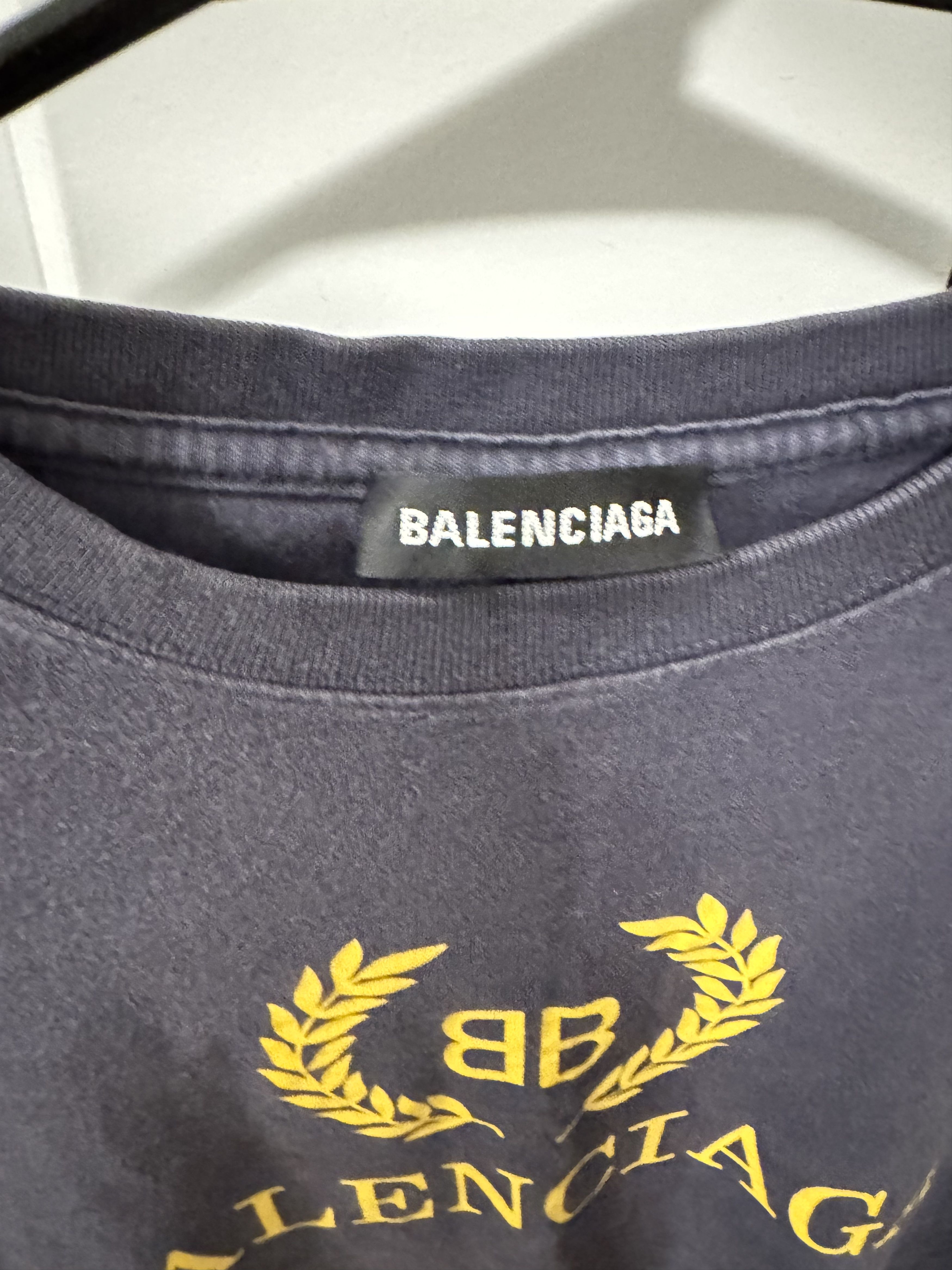 Balenciaga Balenciaga Laurel BB Logo Tee Size S / US 4 / IT 40 - 2 Thumbnail