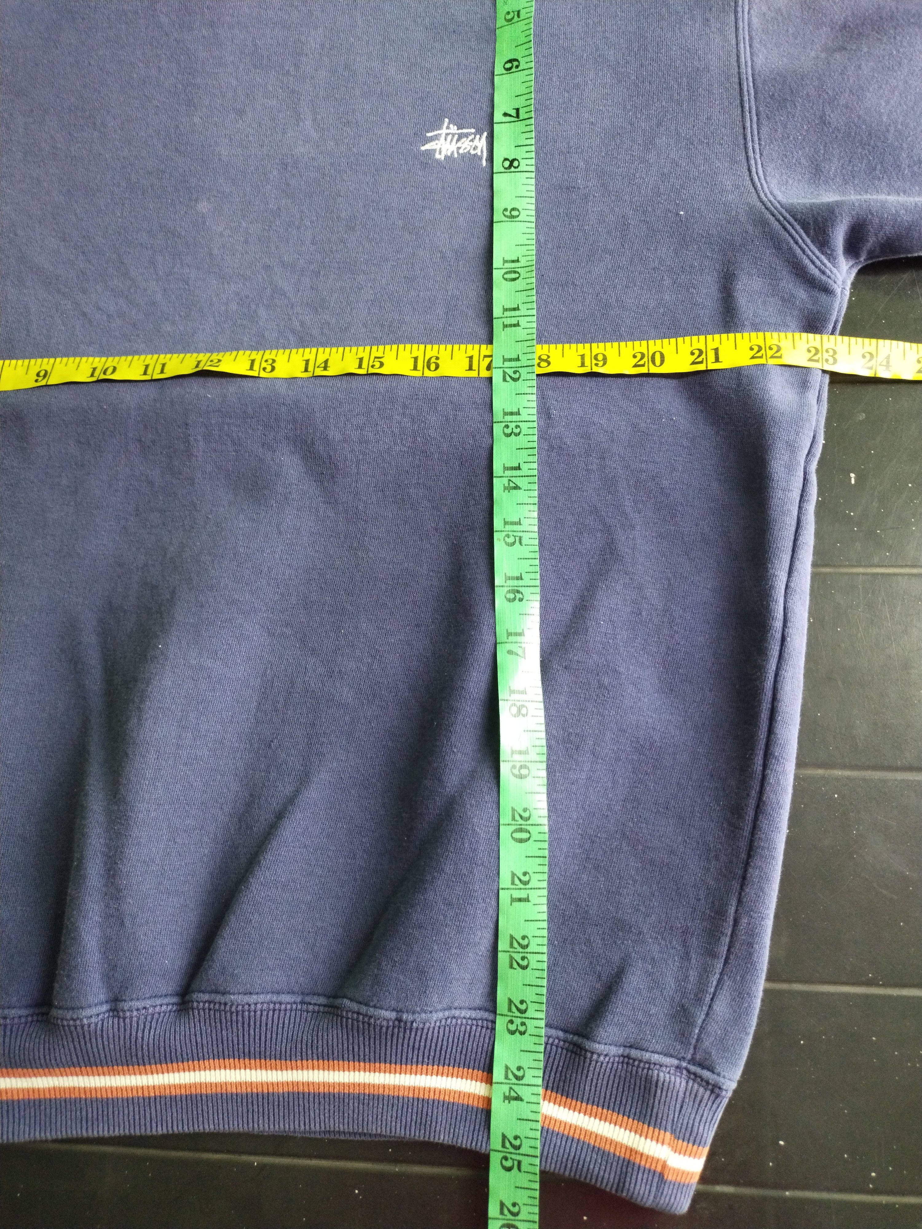 Stussy × Vintage Vintage 90's Stussy Small Logo Embroidery Faded Sweatshirt Size US S / EU 44-46 / 1 - 10 Thumbnail