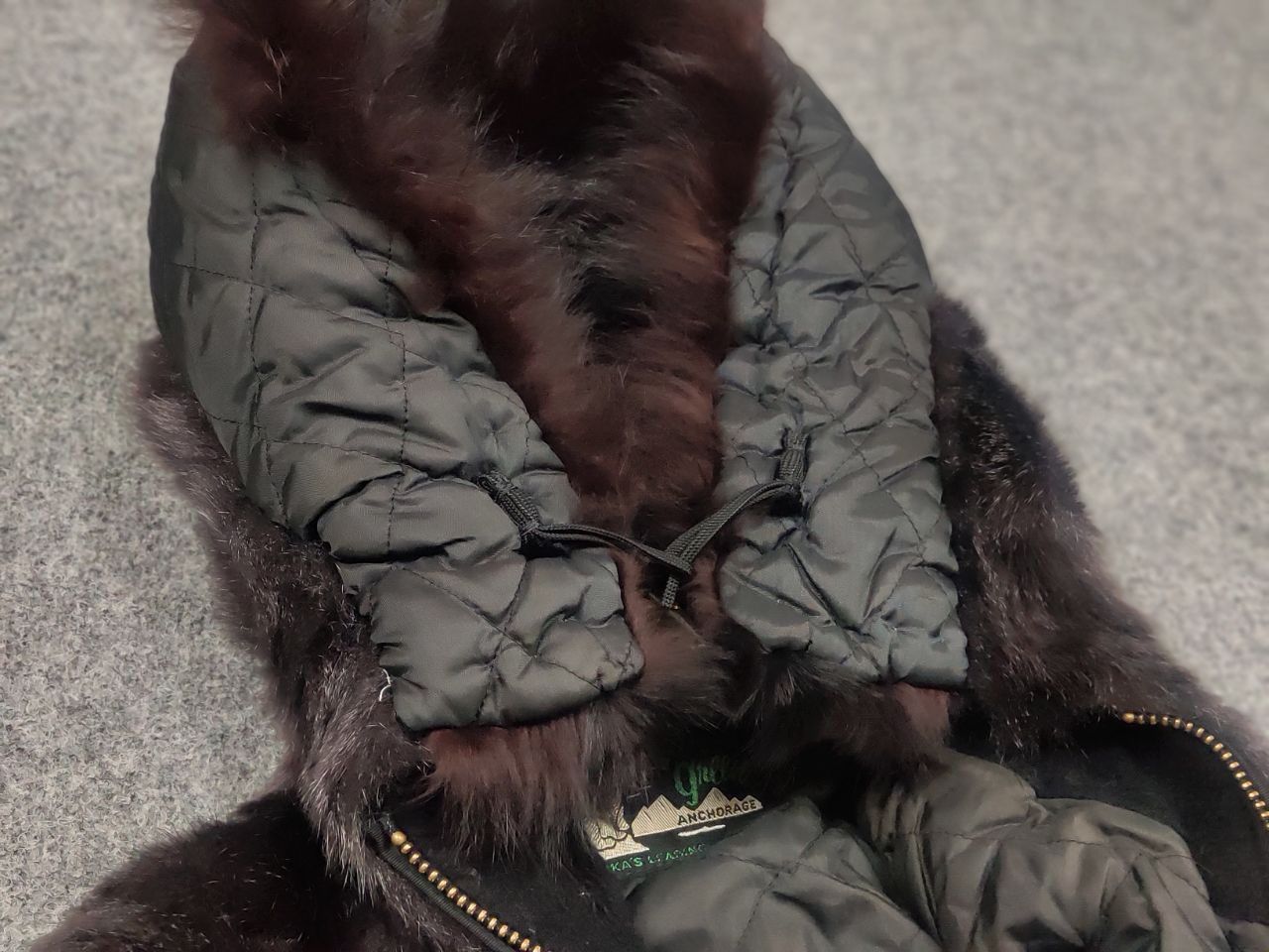 Vintage Vintage 80's David Green Alaska Genuine Fur Coat Zip Jacket Size S / US 4 / IT 40 - 18 Thumbnail