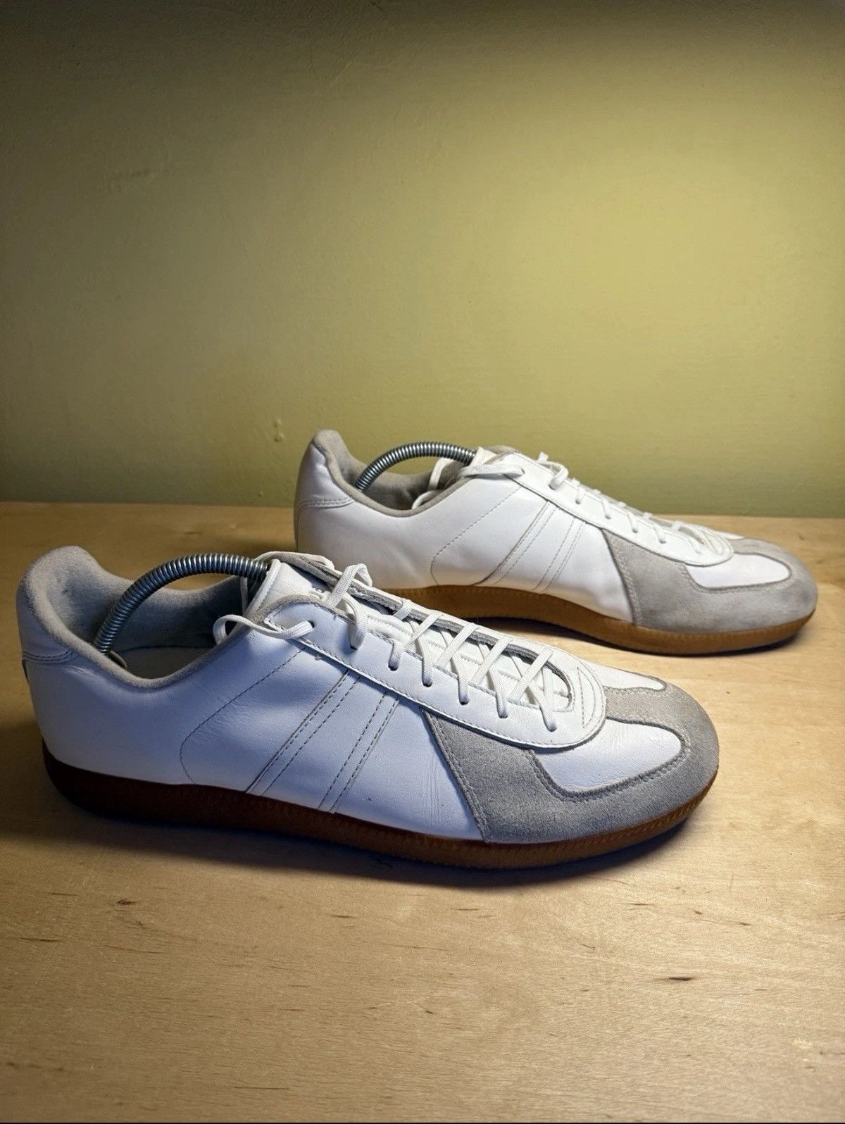 Vintage Bundeswehr GAT BW Sport Army Trainer Leather Shoes EU48 US15 Size US 15 / EU 48 - 3 Thumbnail
