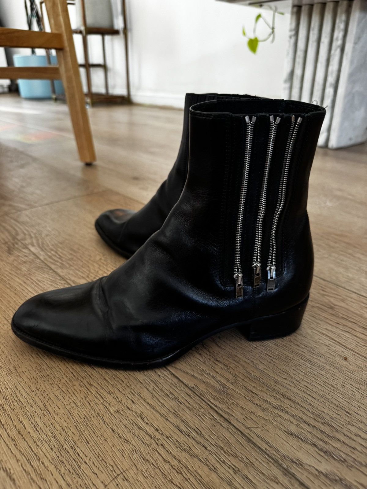 Saint Laurent Paris Hedi triple zip wyatt Size US 7 / EU 40 - 5 Thumbnail