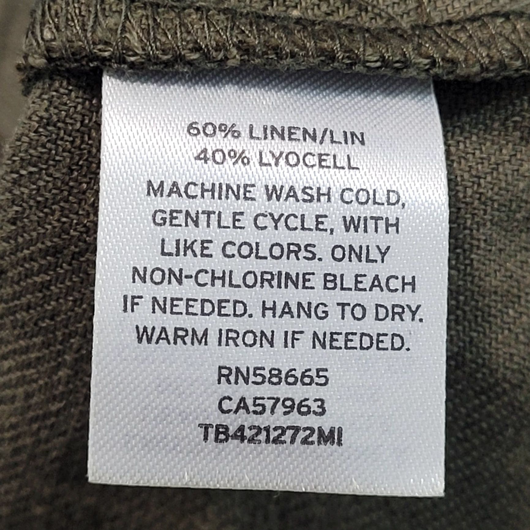 Treasure & Bond Treasure & Bond Jacket Green Linen Blend Unlined Drawstring Waist Military Jacket Small Size S / US 4 / IT 40 - 4 Thumbnail