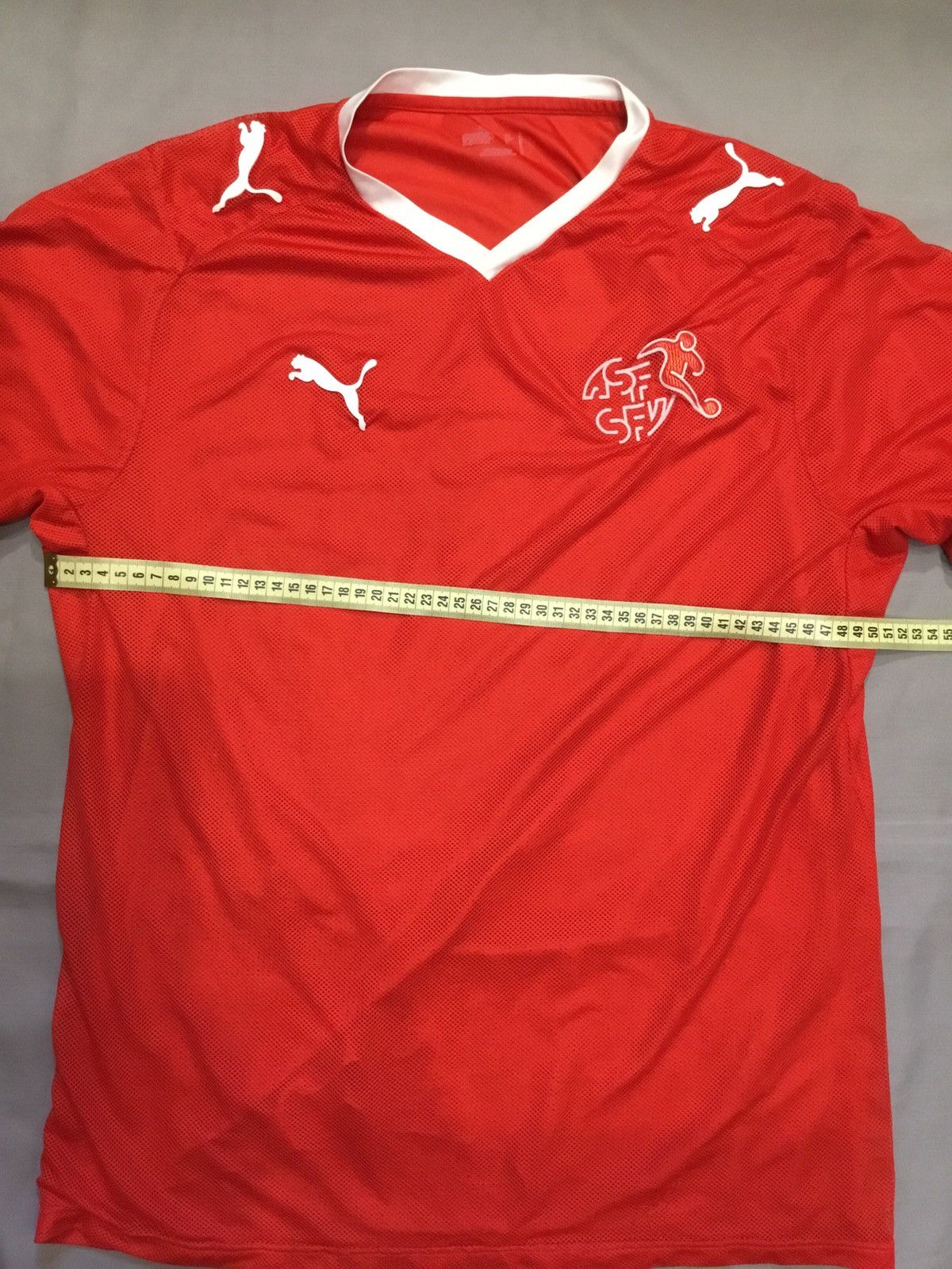 Puma Switzerland National Team Football Shirt Home Kit 2008 Size US M / EU 48-50 / 2 - 6 Thumbnail