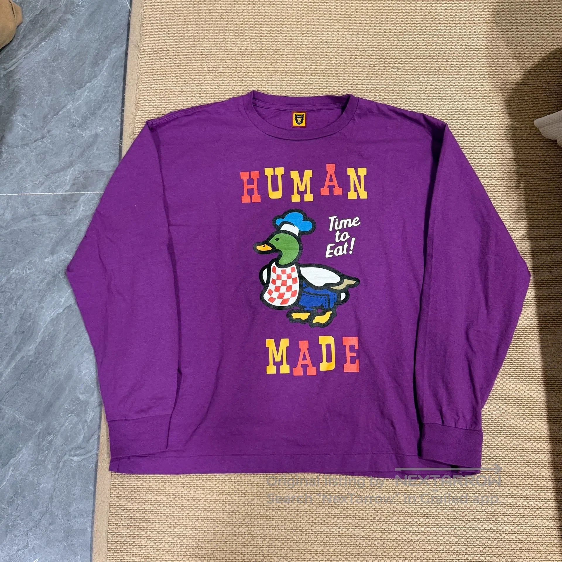 Human Made Human Made Purple Duck Long Sleeve Sweatshirt. Size US XXL / EU 58 / 5 - 1 Thumbnail
