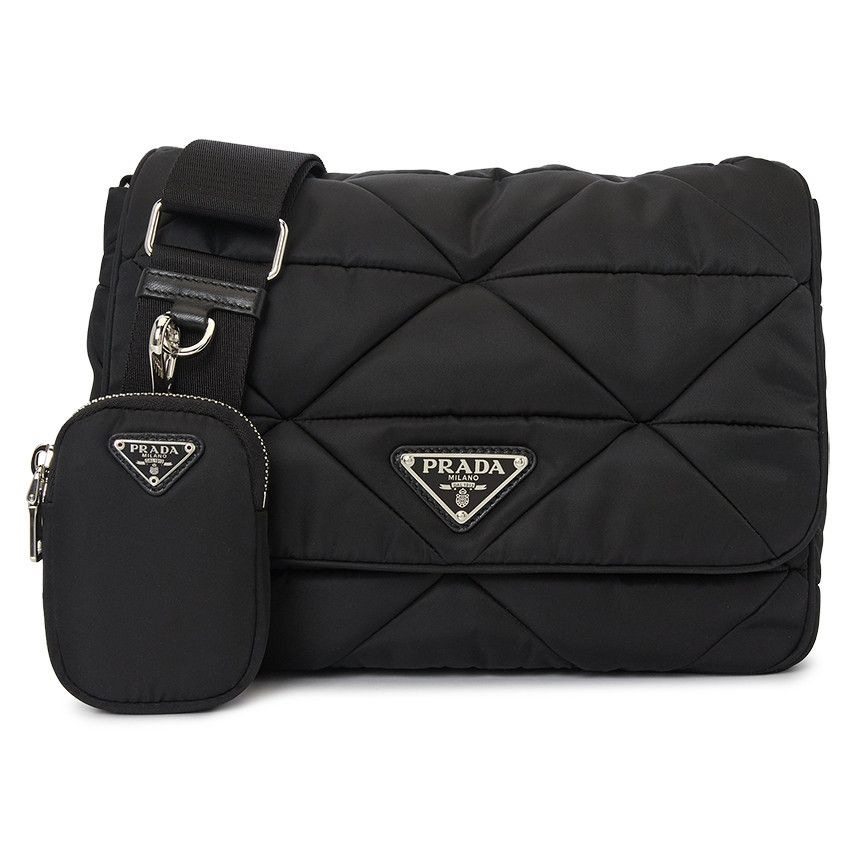 Prada Re-nylon Shoulder Bag Black