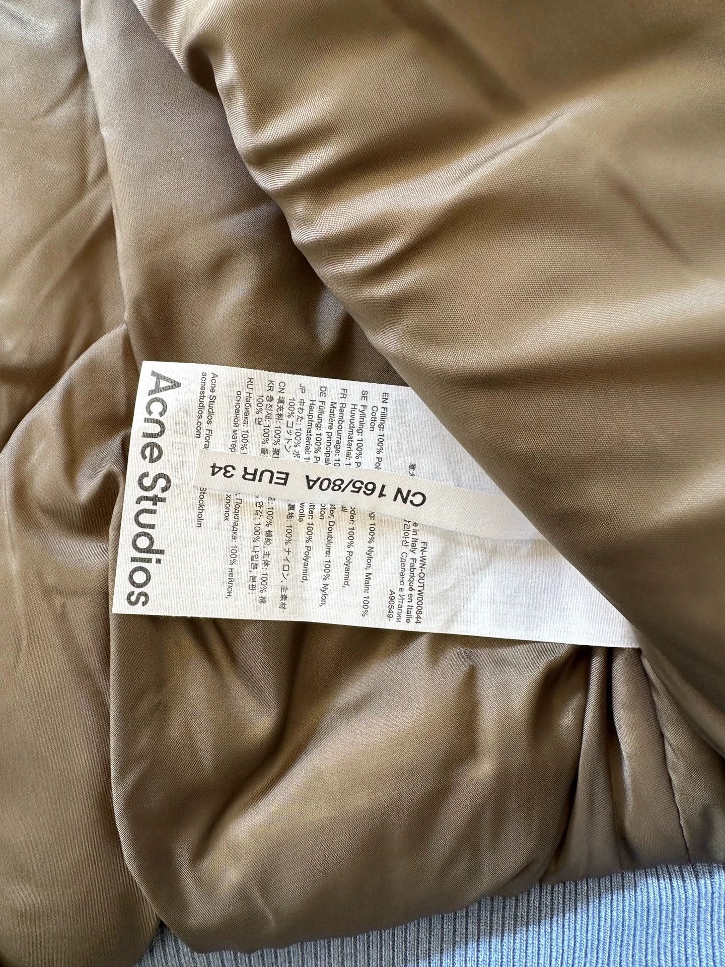 Acne Studios Acne Studios x Kylie Jenner Waxed Cotton Bomber Jkt Size XXS / US 00 / IT 34 - 5 Thumbnail