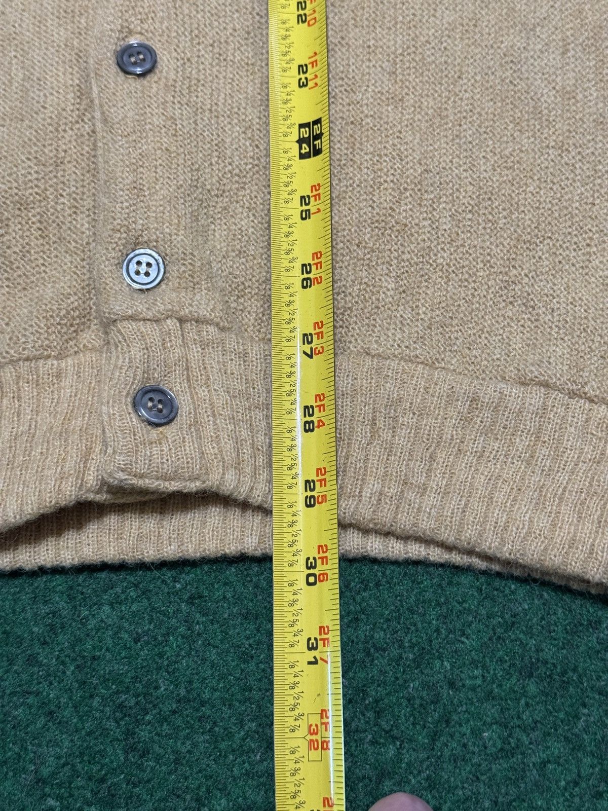 Sears Vtg 60s Sears Peruvian Alpaca Wool Medium Cardigan Sweater Size US M / EU 48-50 / 2 - 5 Thumbnail