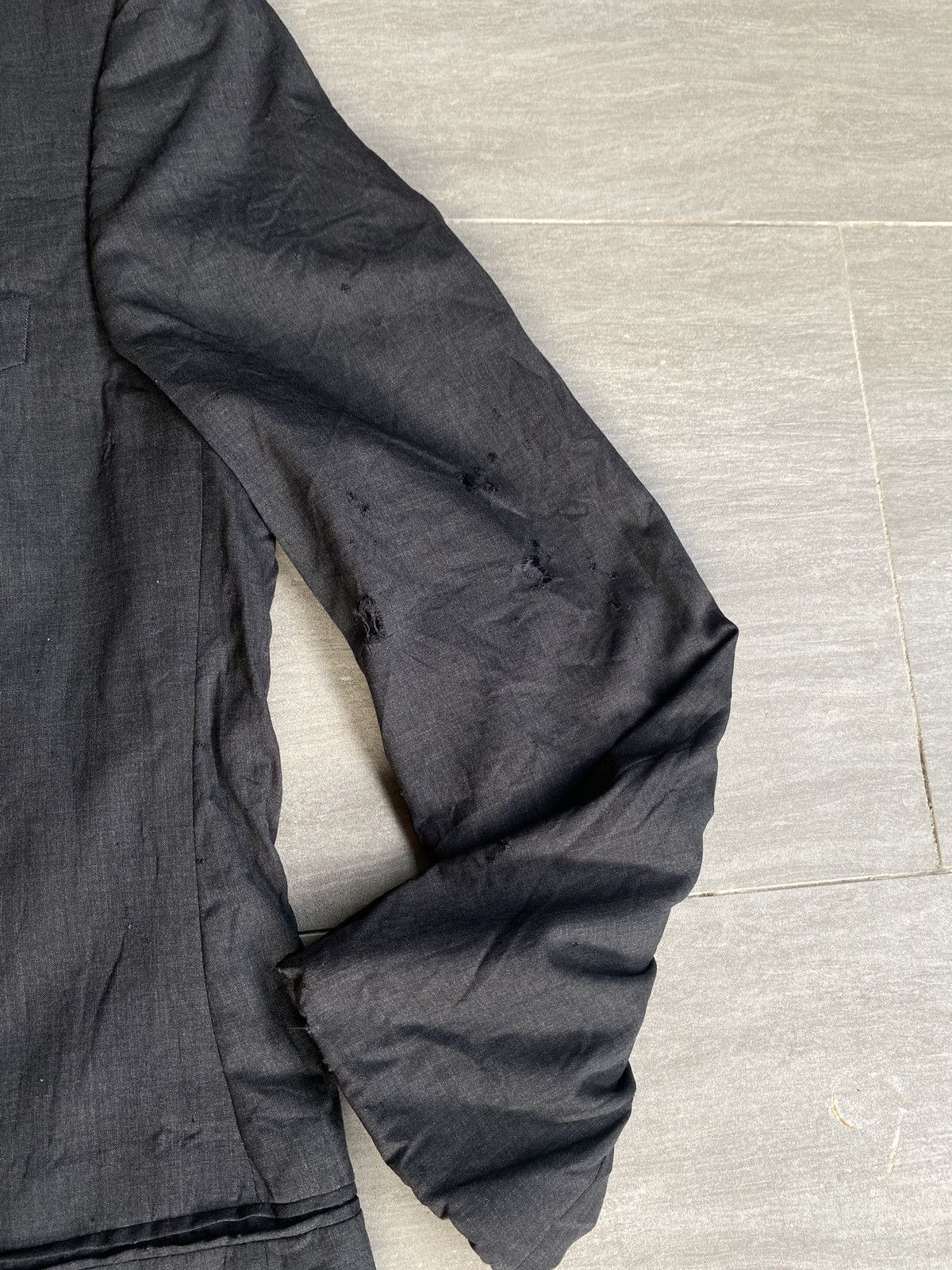 Giorgio Armani Vtg Giorgio Armani Le Collezioni ITALY Blazer Distressed Size US L / EU 52-54 / 3 - 15 Thumbnail