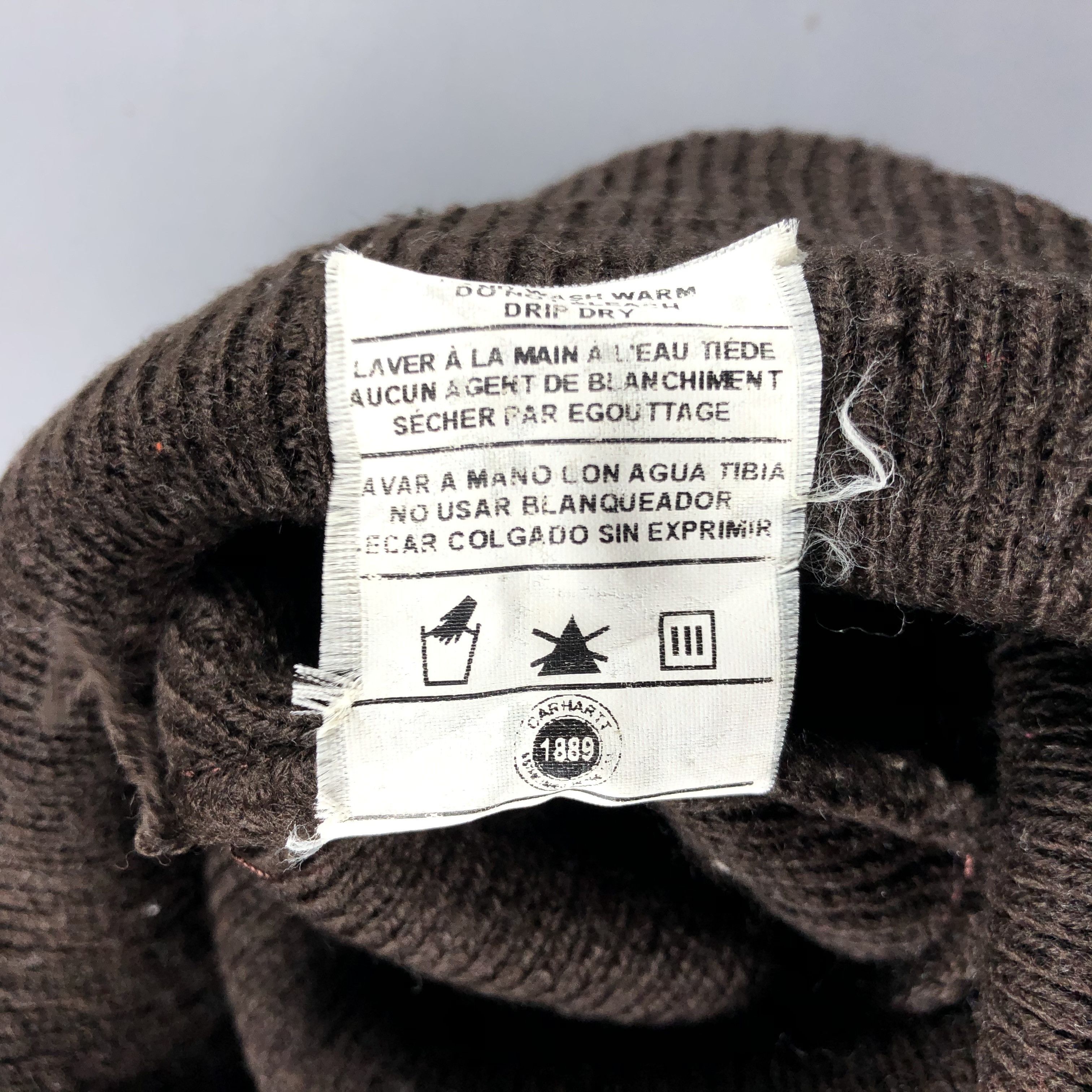 Carhartt × Vintage Carhartt Slouchy Beanie Snow Hat Snow Cap -D571 Size ONE SIZE - 6 Thumbnail