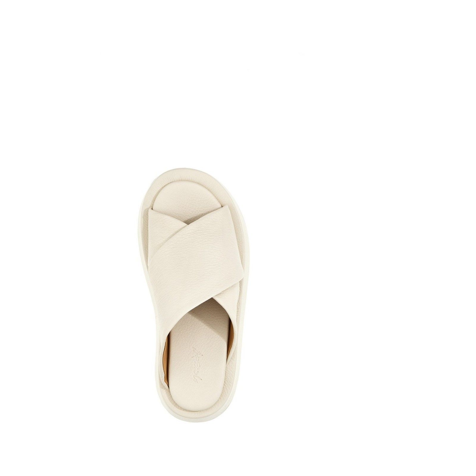 Marsell MARSELL Flat White Leather 50mm Platform Slides New And Auth Size US 11 / IT 41 - 3 Thumbnail
