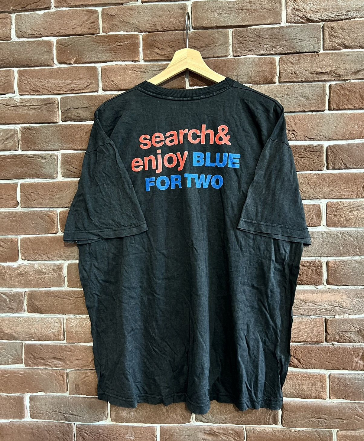 Band Tees Rare Vintage 90s Blue For Two Rock Pop Band Tshirt 1992 XL Size US XL / EU 56 / 4 - 2 Thumbnail