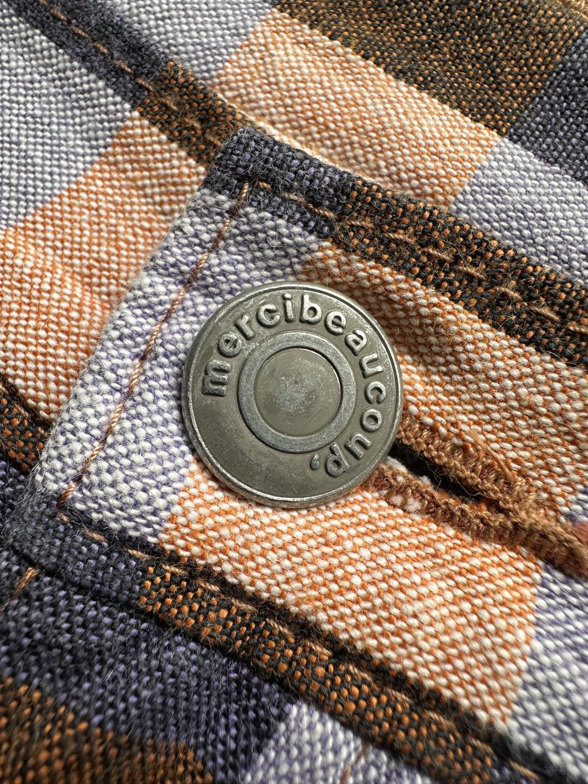 mercibeaucoup S/S2009 Mercibeaucoup plaid denim pants Size US 30 / EU 46 - 21 Thumbnail
