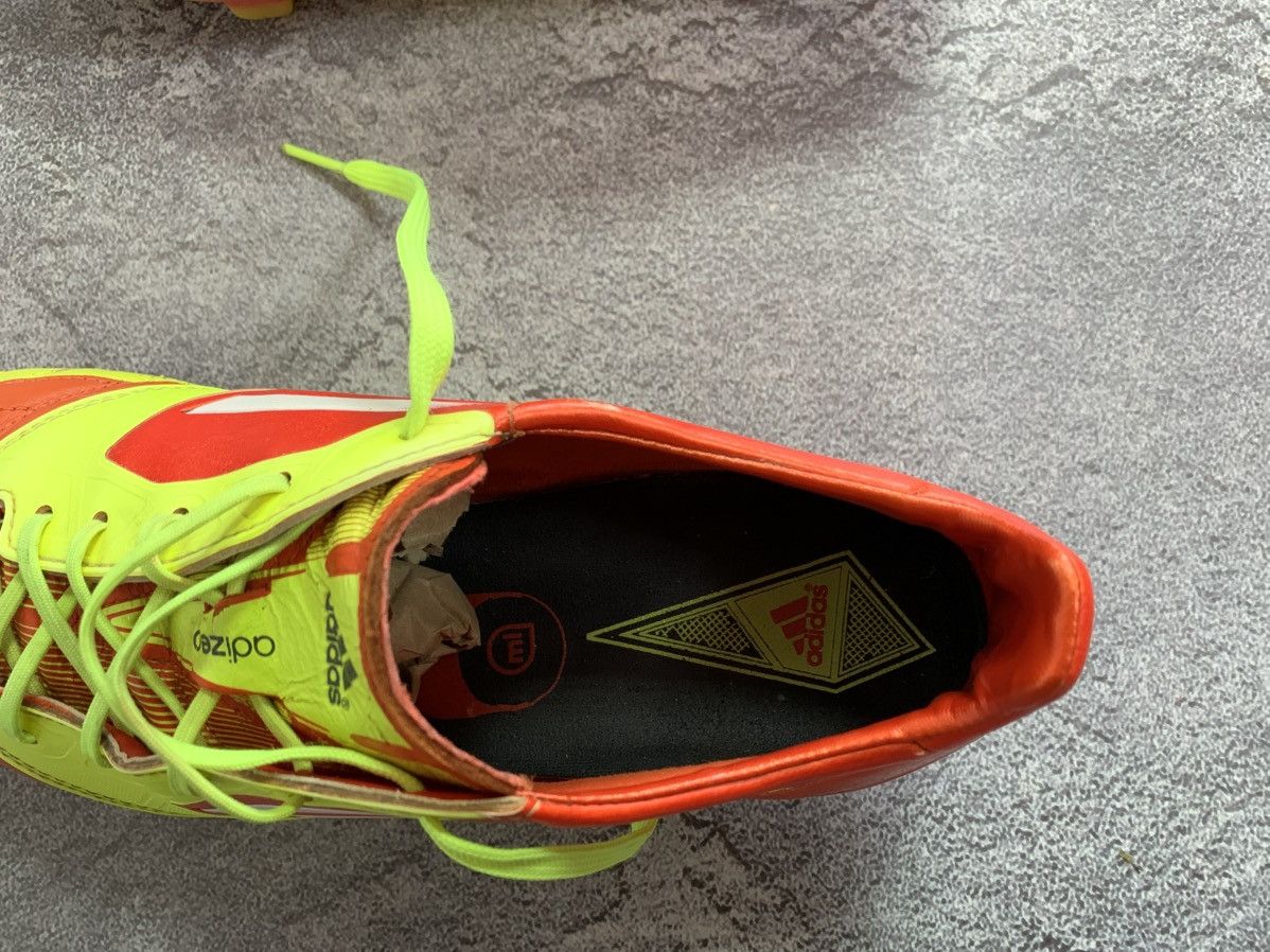 Adidas × Vintage Adidas Adizero F50 FG Yellow Leather Football Soccer Shoes Size US 7.5 / EU 40-41 - 18 Thumbnail