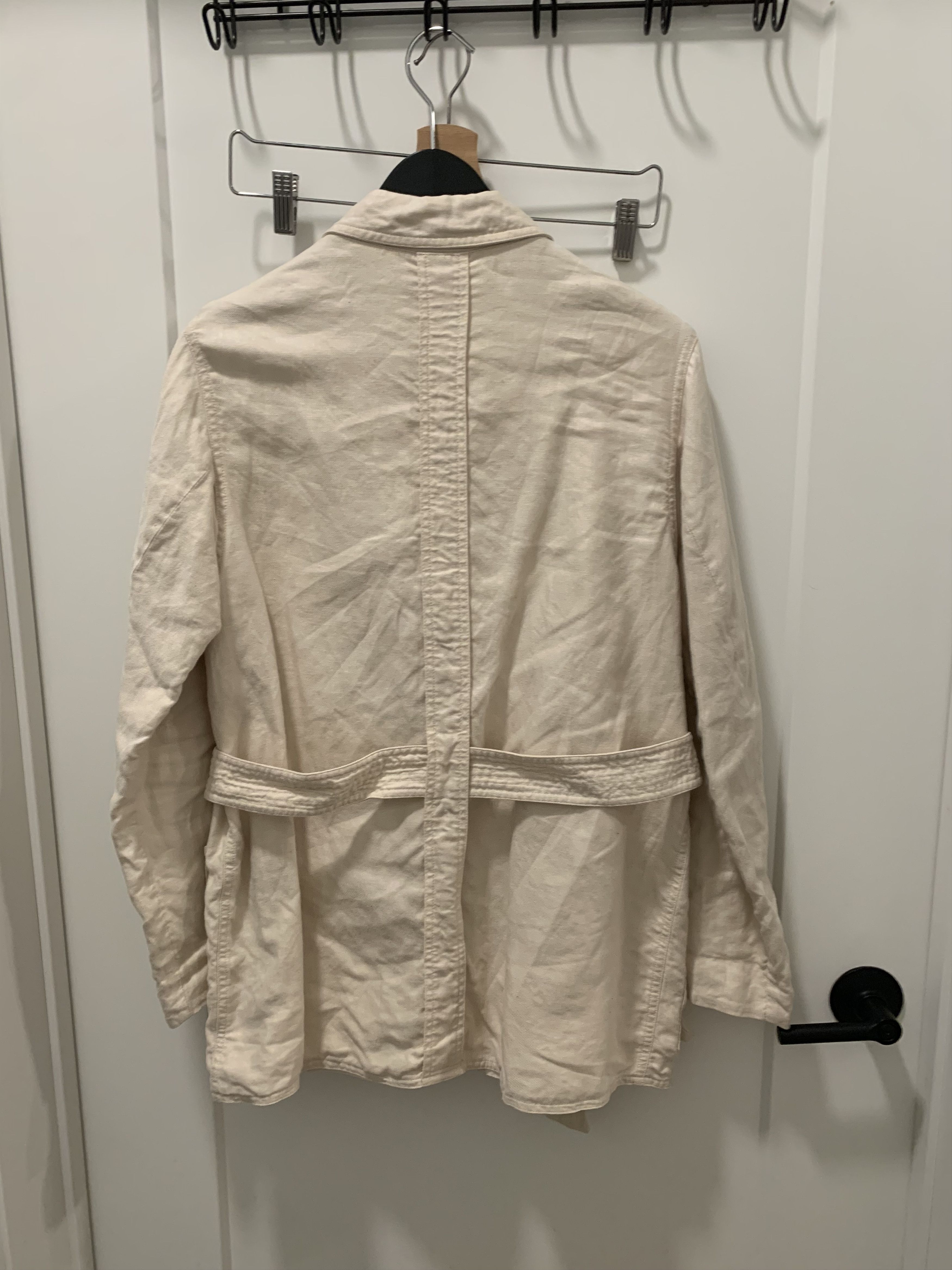 Armani Collezioni armani vintage super rare hemp blazer jacket Size US L / EU 52-54 / 3 - 4 Thumbnail