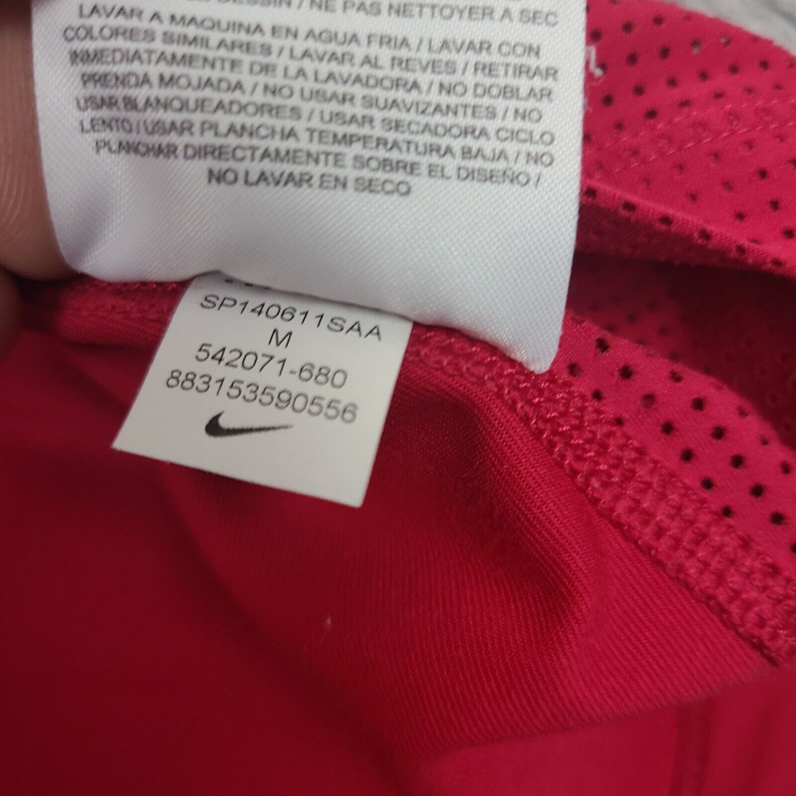 Nike Nike Tiger Woods Collection Men's Red Snap Button Performanc Size US M / EU 48-50 / 2 - 7 Thumbnail