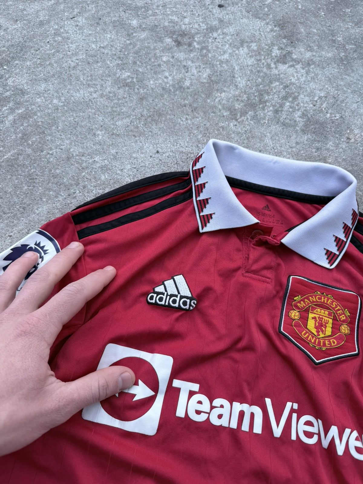 Adidas × Vintage Vintage Adidas Manchester United soccer football T-shirt Size US XXS / EU 40 - 6 Thumbnail