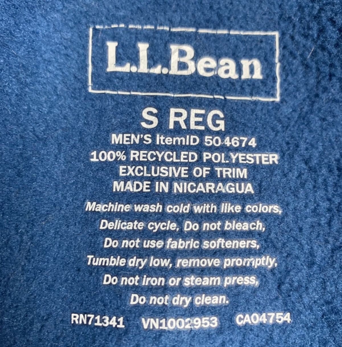 L.L. Bean × Vintage Vintage L.L.Bean Fleece Zip Up Jacket Size S Size US S / EU 44-46 / 1 - 8 Thumbnail