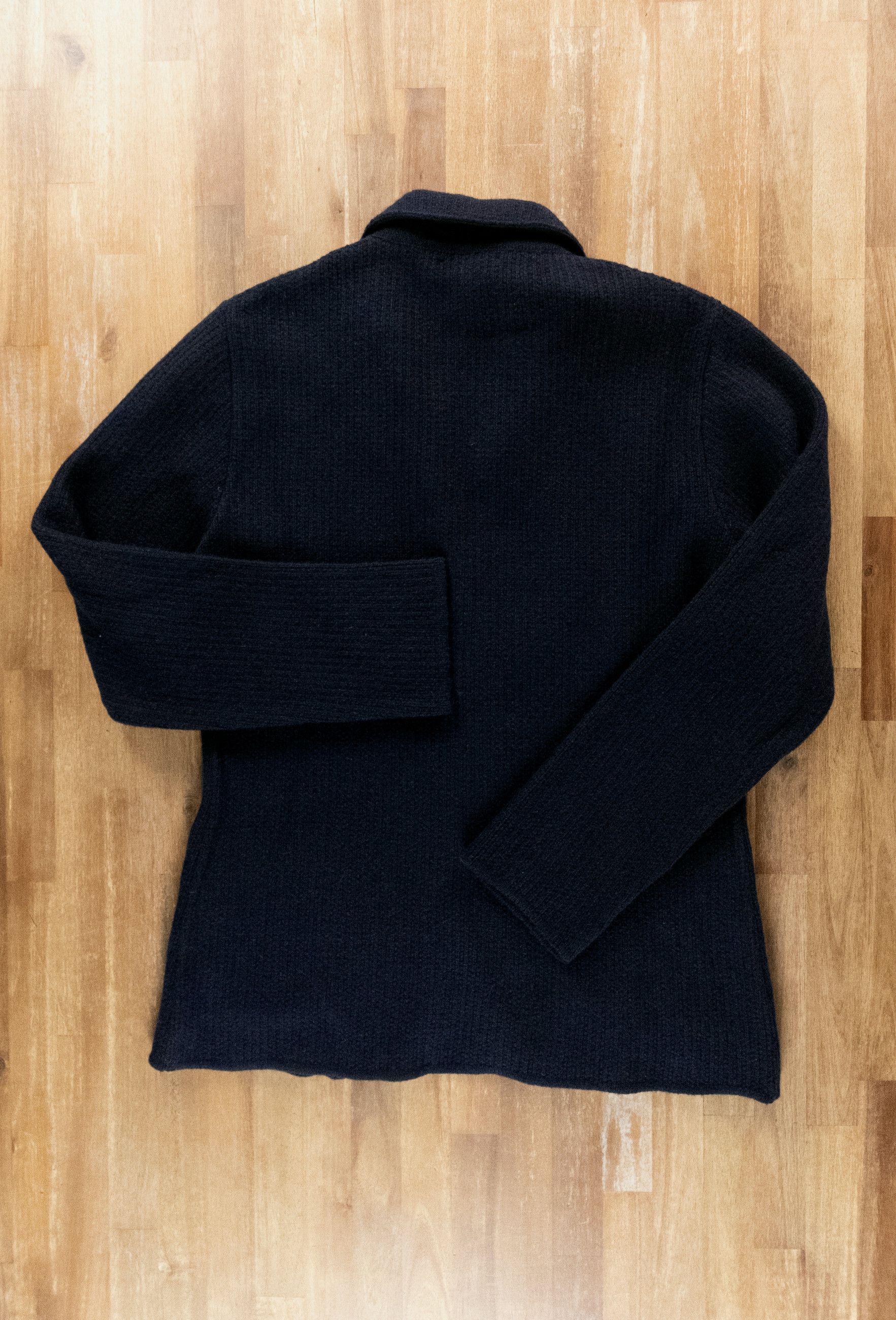 Lardini LARDINI navy blue chunky sweater jacket Size XL Size US XL / EU 56 / 4 - 7 Thumbnail