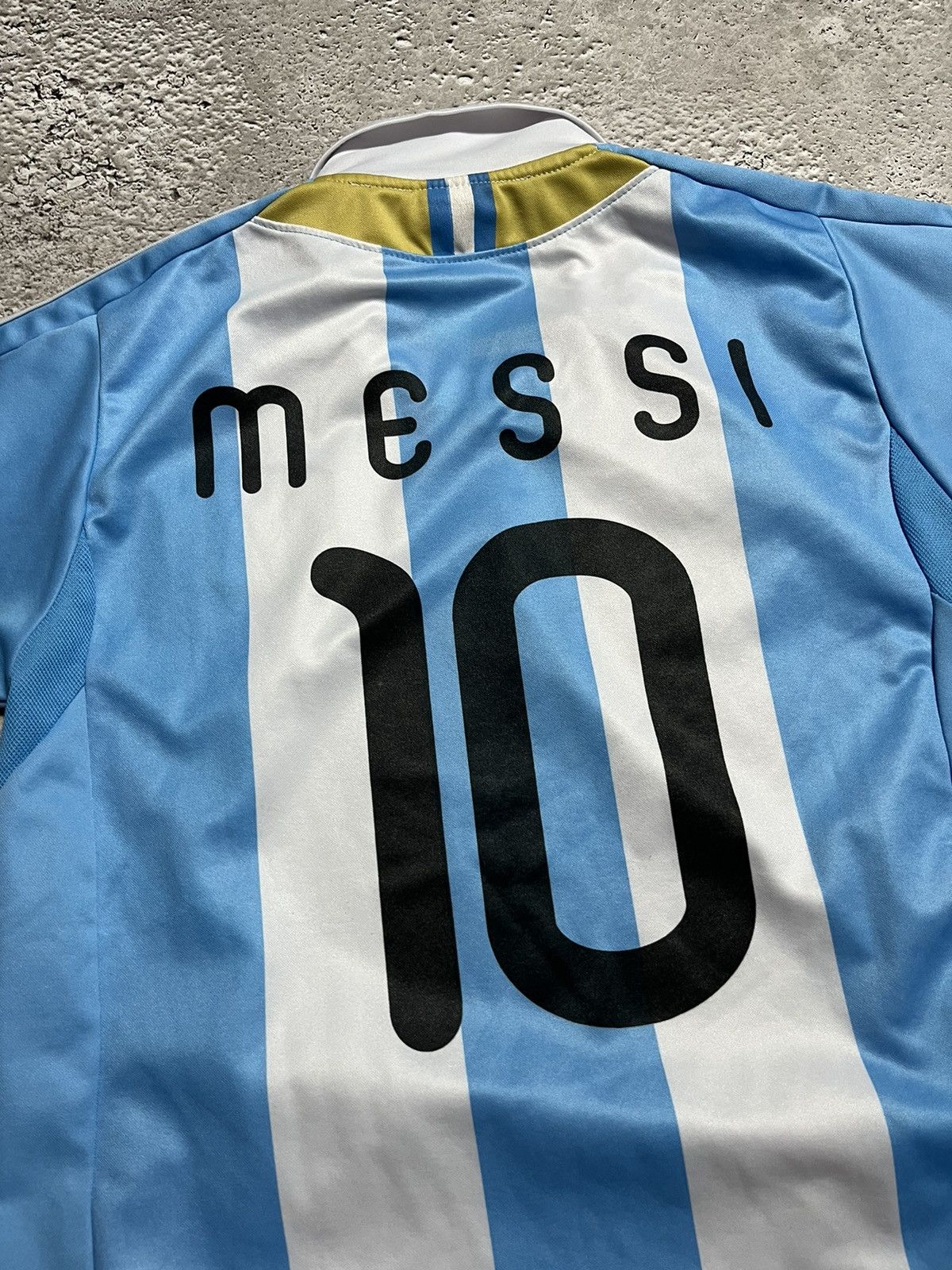 Other World Cup Argentina 10 Messi Soccer Football Jersey Home L Size US L / EU 52-54 / 3 - 10 Thumbnail