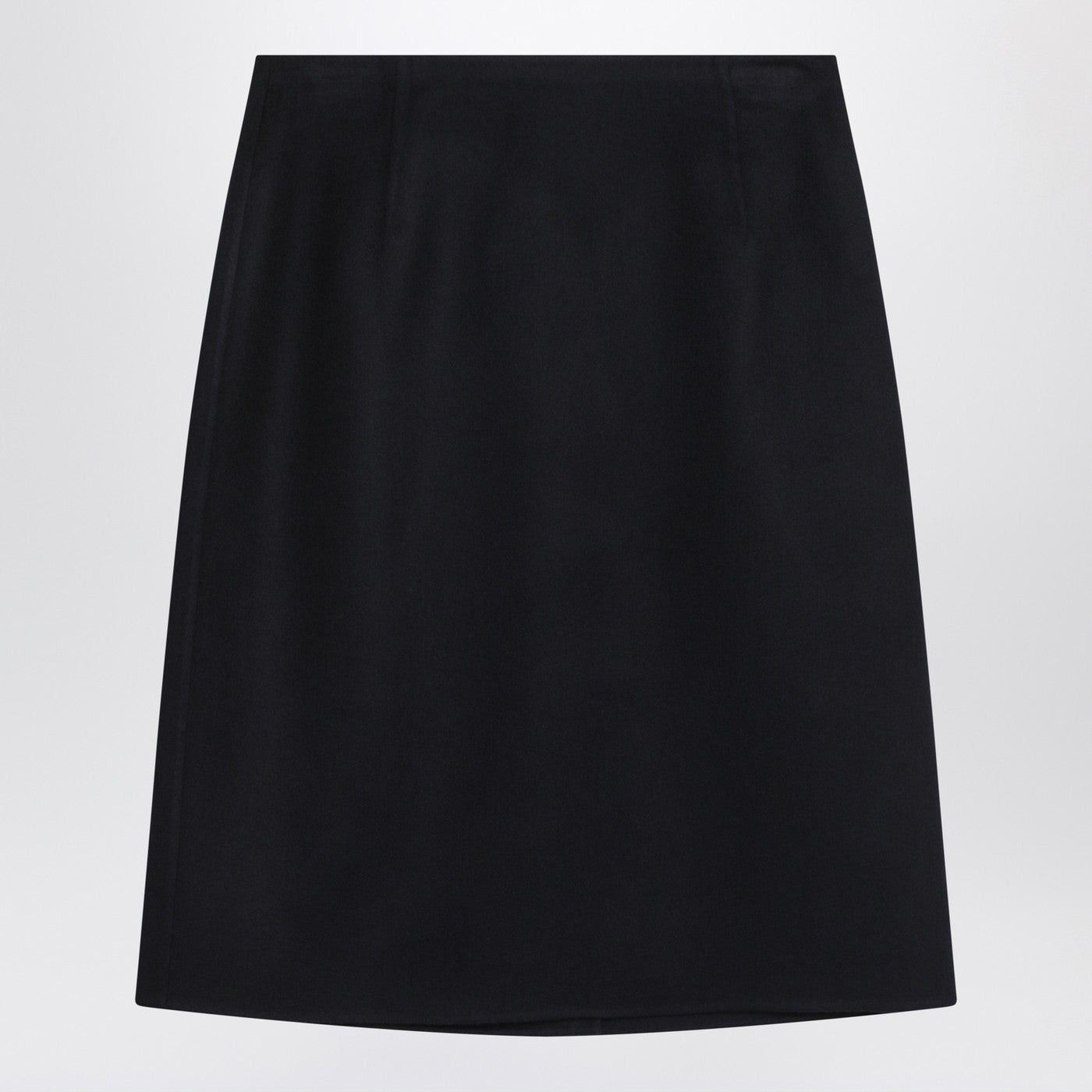 Loro Piana Loro Piana Vivian Navy Blue Cashmere Skirt Size 28" / US 6 / IT 42 - 1 Thumbnail