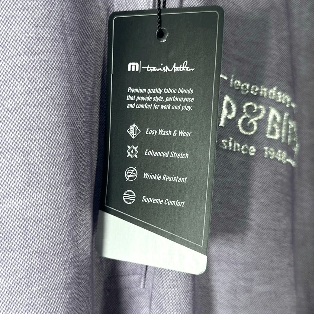 TravisMathew Travis Matthew Purple Golf Polo Short Sleeve Shirt M Medium NEW Mens Size M / US 6-8 / IT 42-44 - 4 Thumbnail