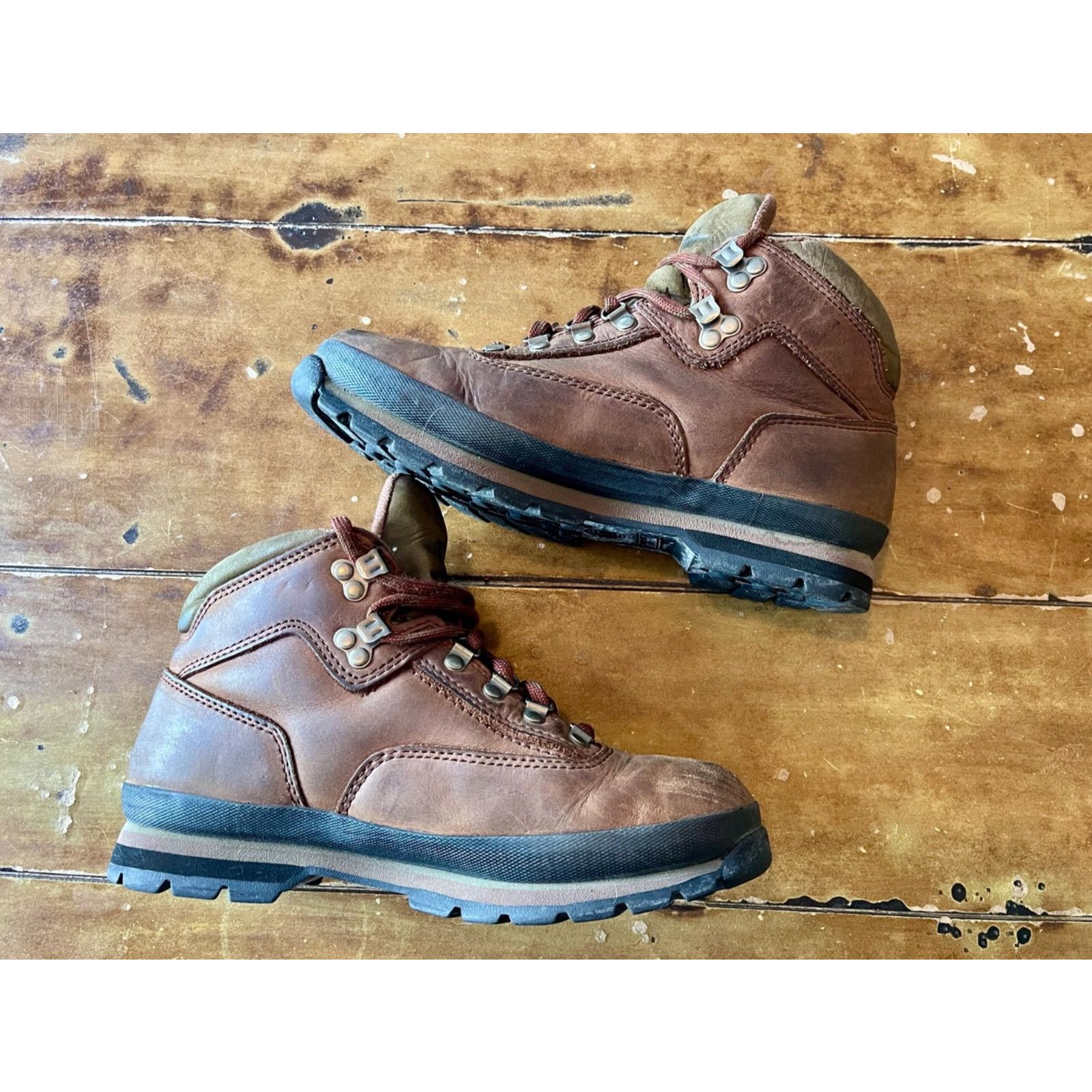 Timberland Vintage Timberland Euro Hiker Boots Leather Mens 8.5M 90s Size US 8.5 / EU 41-42 - 6 Thumbnail