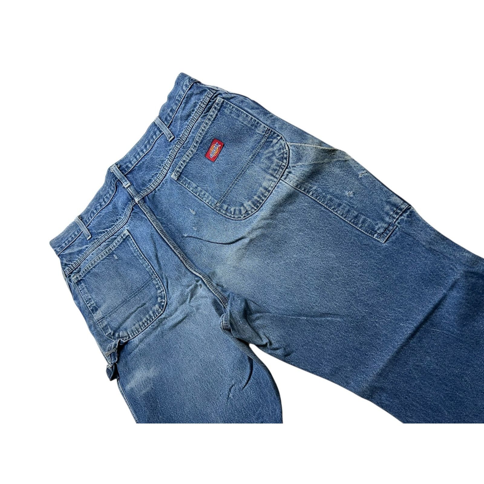 Dickies Dickies Jeans Mens Sz 40 Actual 37x29 Blue Talon VTG 80s Size US 40 / EU 56 - 13 Thumbnail