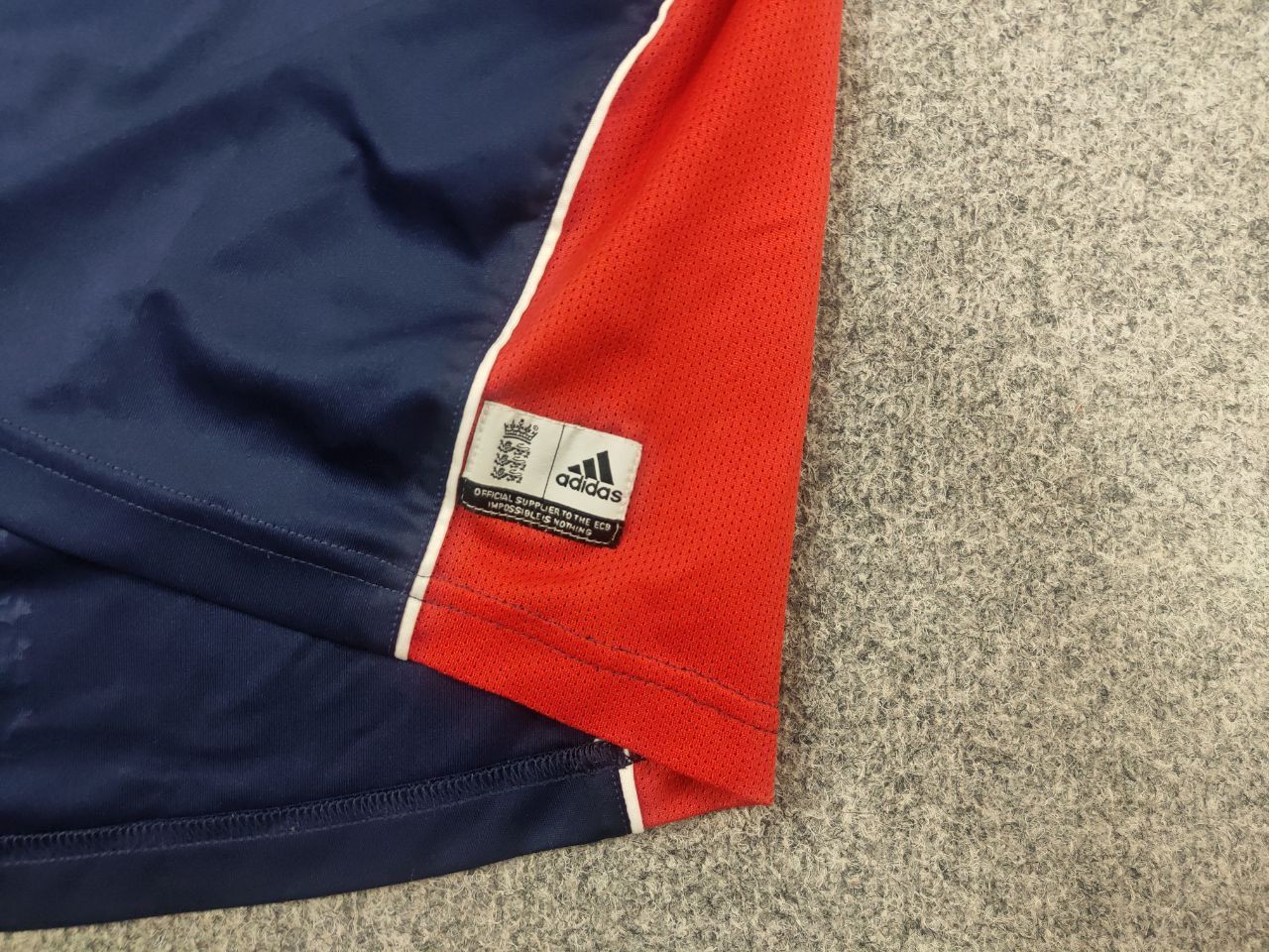 Adidas Adidas England 2008 Cricket Shirt Vodafone Vintage Jersey Size US M / EU 48-50 / 2 - 7 Thumbnail