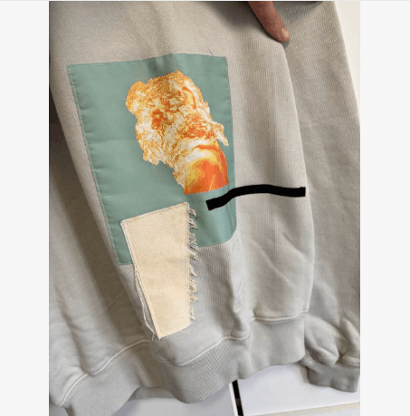 Rick Owens Rick Owens Grey Graphic Long Sleeve Sweatshirt Size XS Size US XS / EU 42 / 0 - 5 Thumbnail