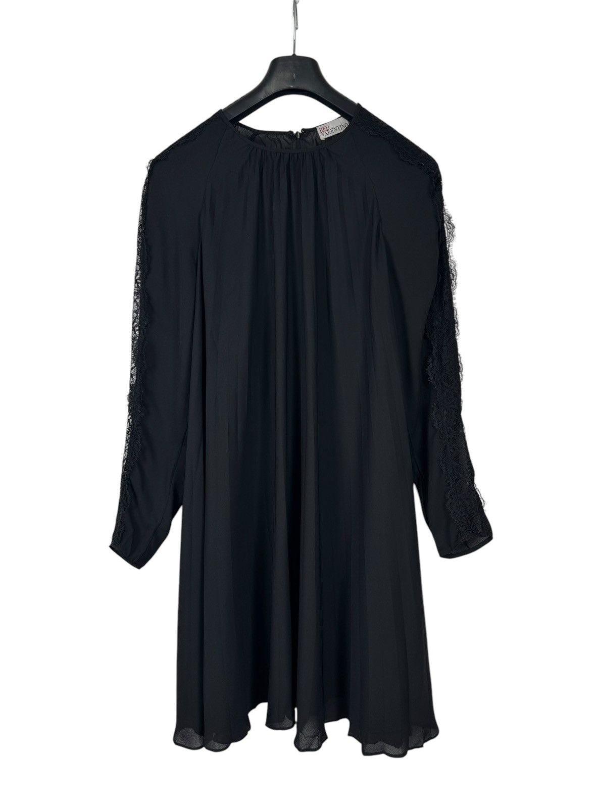 RED Valentino RED Valentino Short Pleated Dress with Lace size 42 Size M / US 6-8 / IT 42-44 - 11 Thumbnail