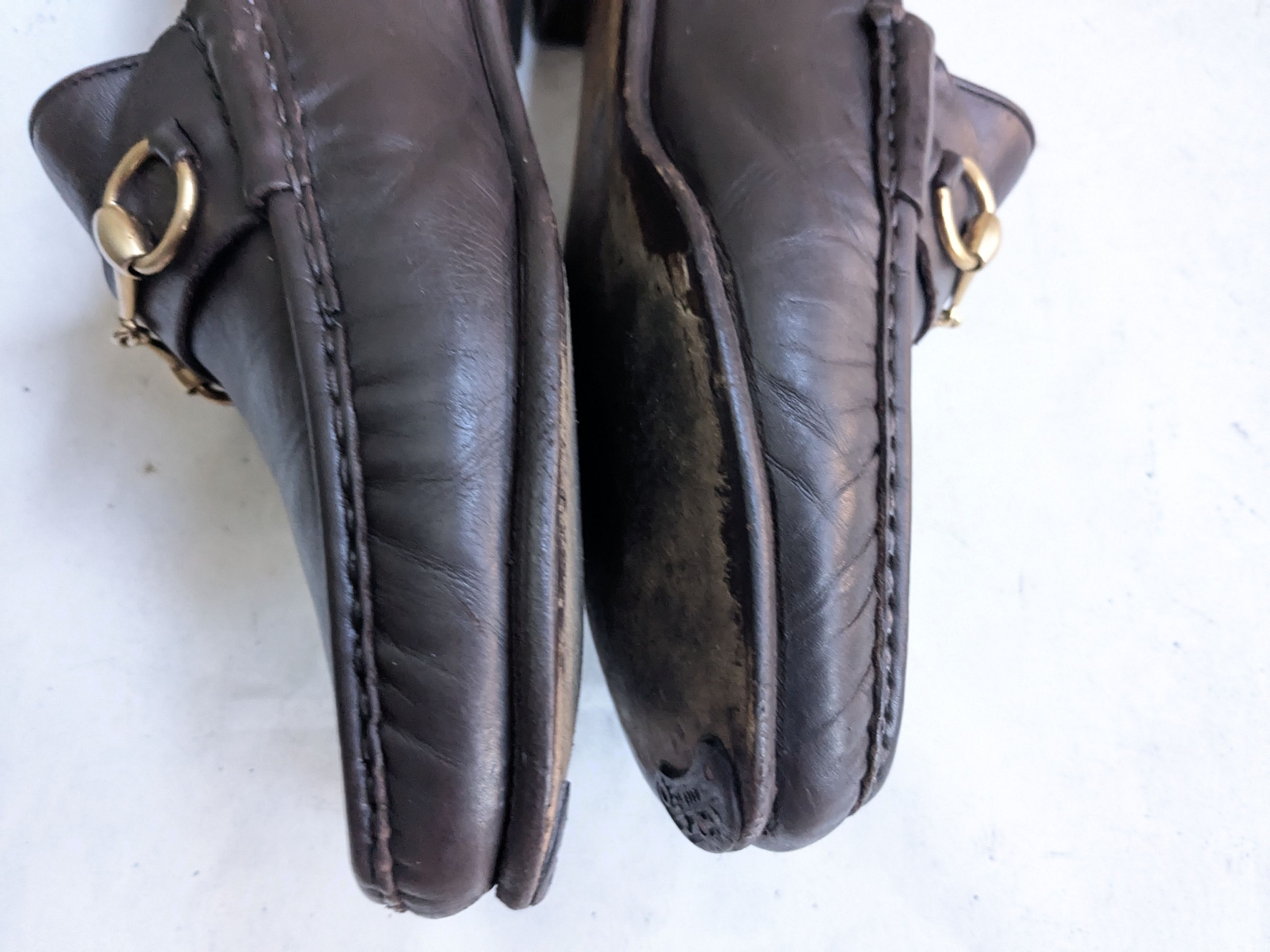 Gucci Gucci Horsebit Loafers Brown 10 E Wide Leather Size US 10 / EU 43 - 8 Thumbnail