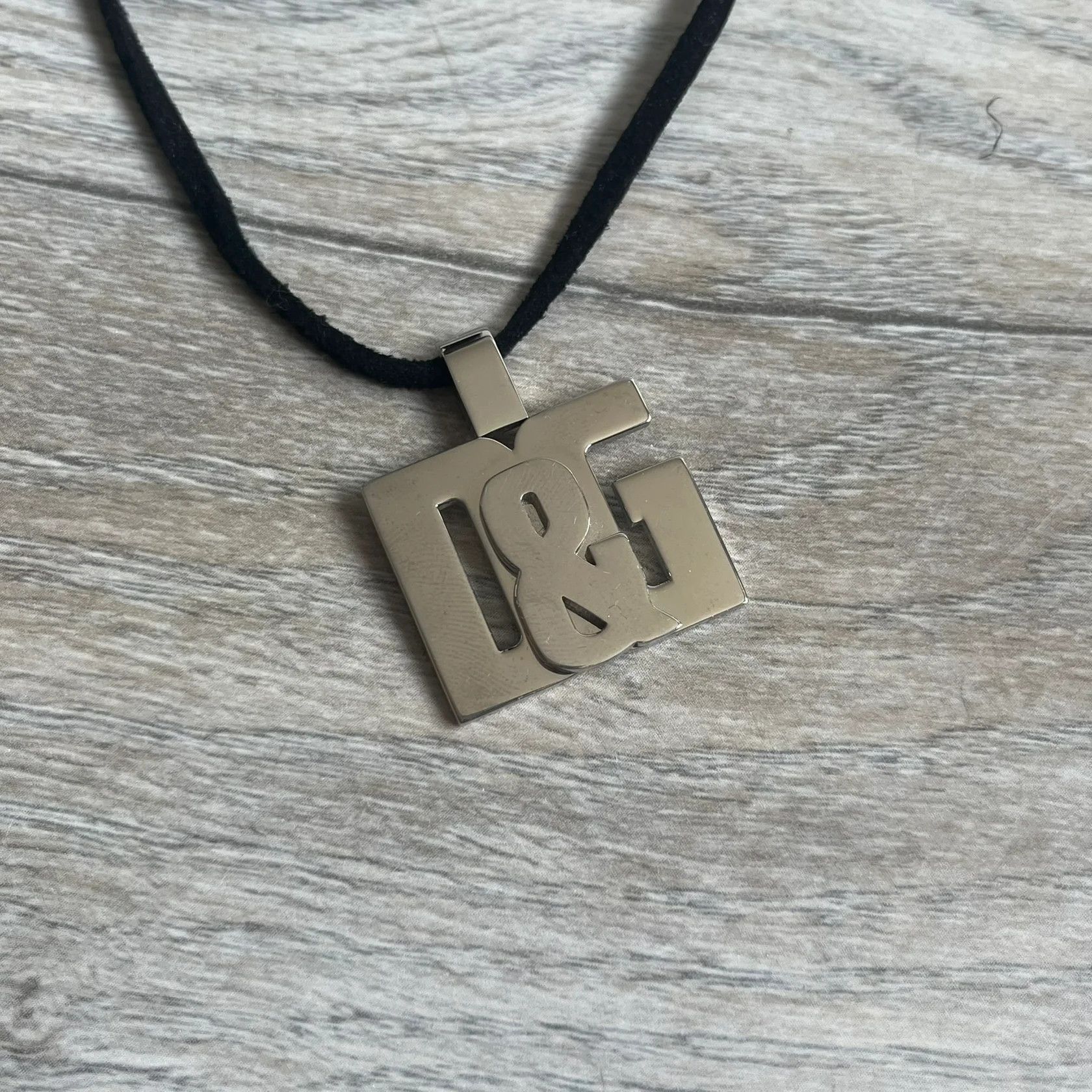 Dolce & Gabbana Dolce & Gabbana 2000's Overlap Logo Necklace Size ONE SIZE - 2 Thumbnail