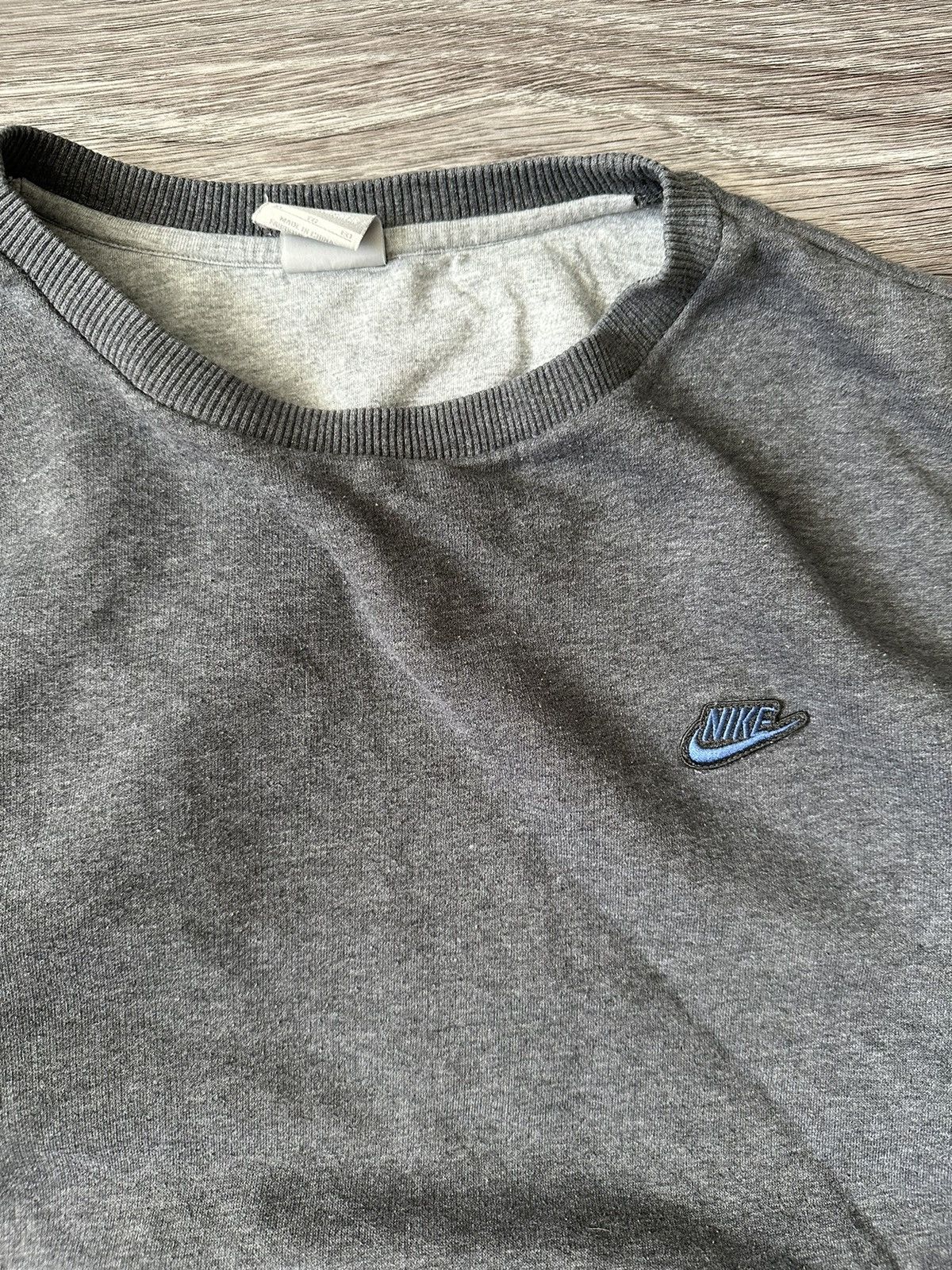 Nike × Vintage Nike vintage boxyfit Sweatshirt Small Swoosh 90s y2k hype Size US XL / EU 56 / 4 - 3 Thumbnail