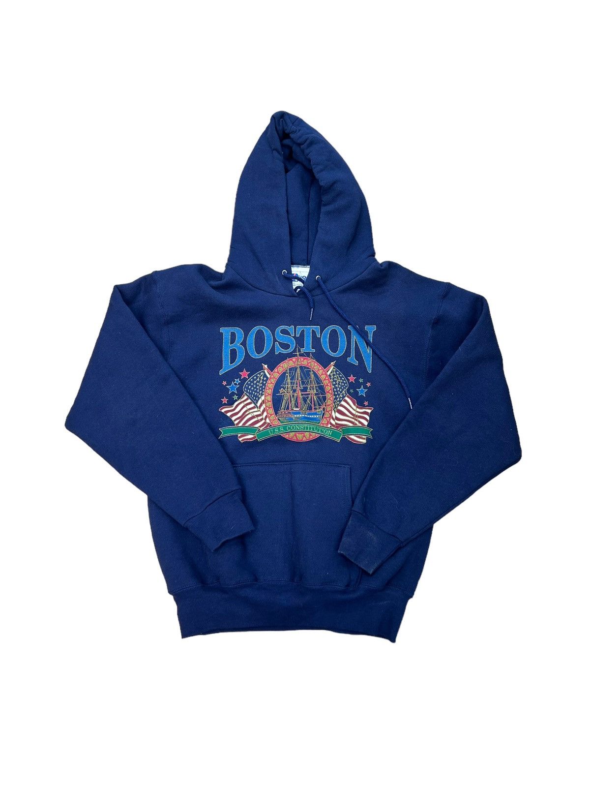 Pro Player × Vintage Vtg 90s Pro Player Boston Hoodie Size US M / EU 48-50 / 2 - 1 Thumbnail
