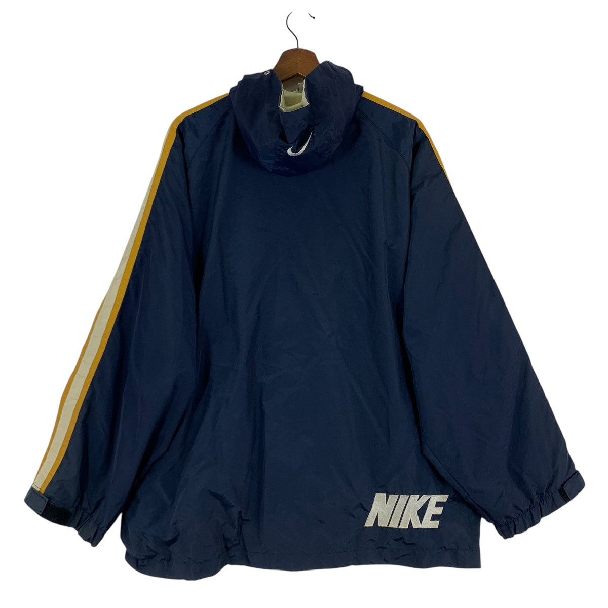Nike × Vintage VINTAGE NIKE SWOOSH BIG LOGO LIGHT ZIPPER HOODIE JACKET Size US XL / EU 56 / 4 - 10 Thumbnail