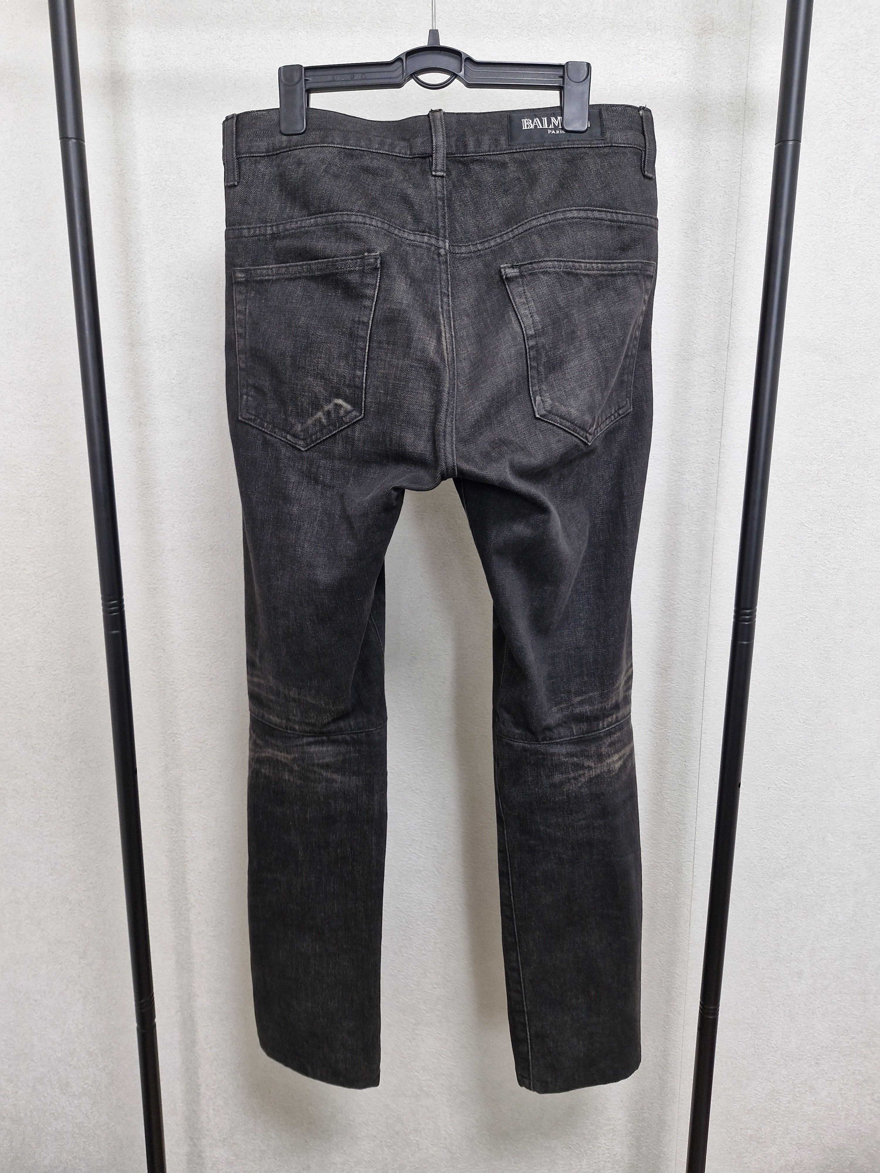 Balmain BALMAIN 2012 Black Washed Denim Size US 30 / EU 46 - 2 Thumbnail