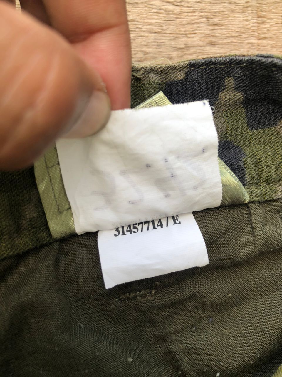 Vintage Vintage 80s Spanish Army Camouflage Cargo Pants Size US 33 - 5 Thumbnail