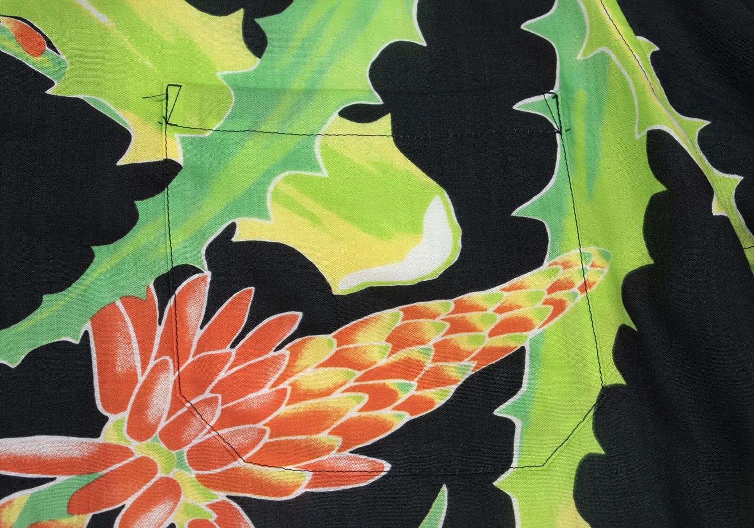 Yohji Yamamoto Yohji Yamamoto Crocodile Aloe Print Aloha Shirt Size US M / EU 48-50 / 2 - 5 Thumbnail