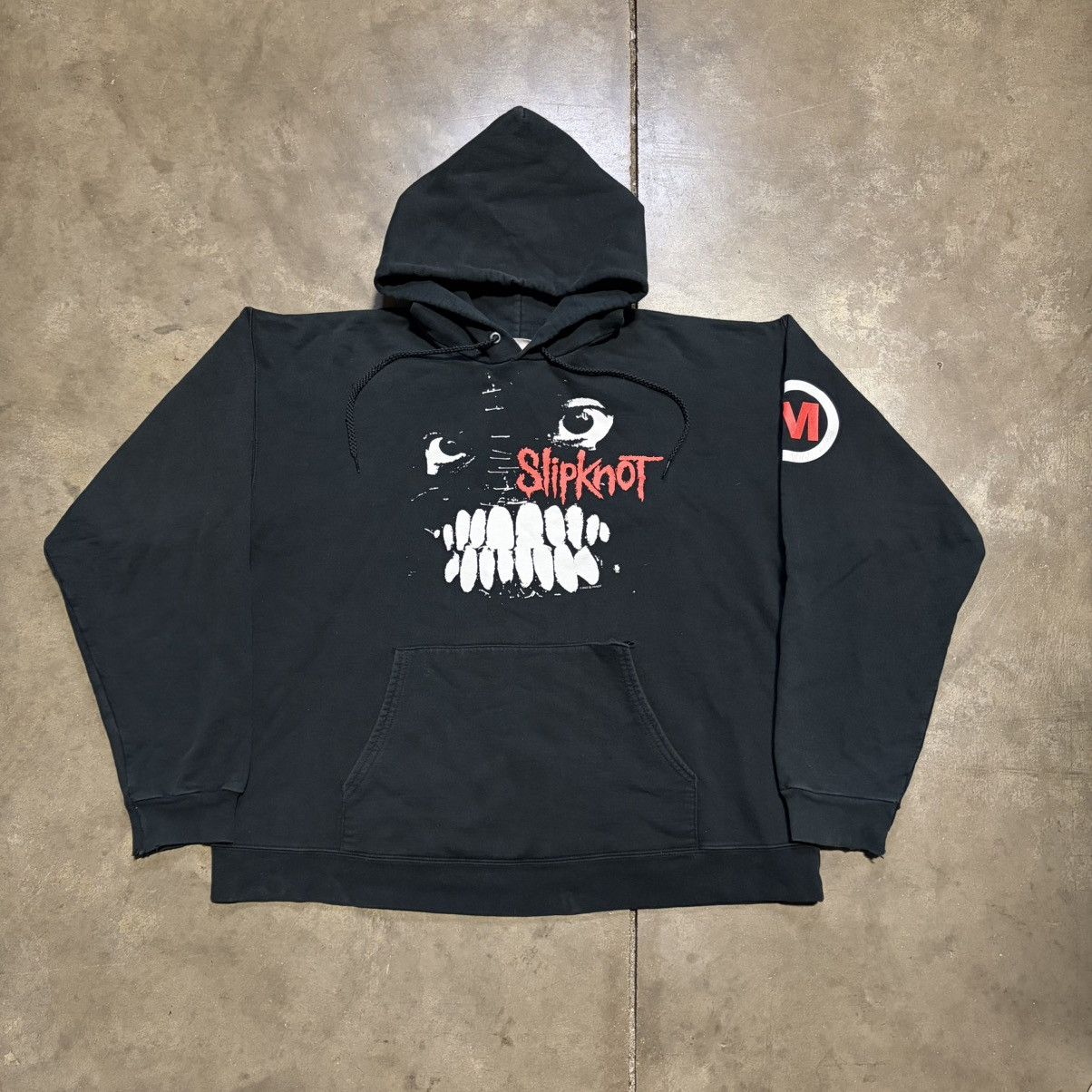 Slipknot Vintage Slipknot Hoodie Sweatshirt Maggot Face Grunge 2005 Size US L / EU 52-54 / 3 - 3 Thumbnail
