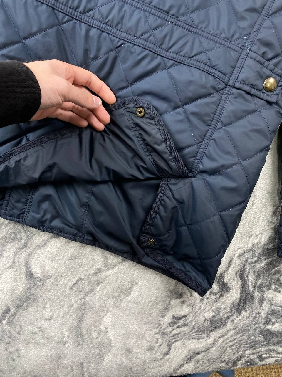 Polo Ralph Lauren Ralph Lauren Navy Blue Quilted Jacket Men Size L Blue Size US M / EU 48-50 / 2 - 15 Thumbnail